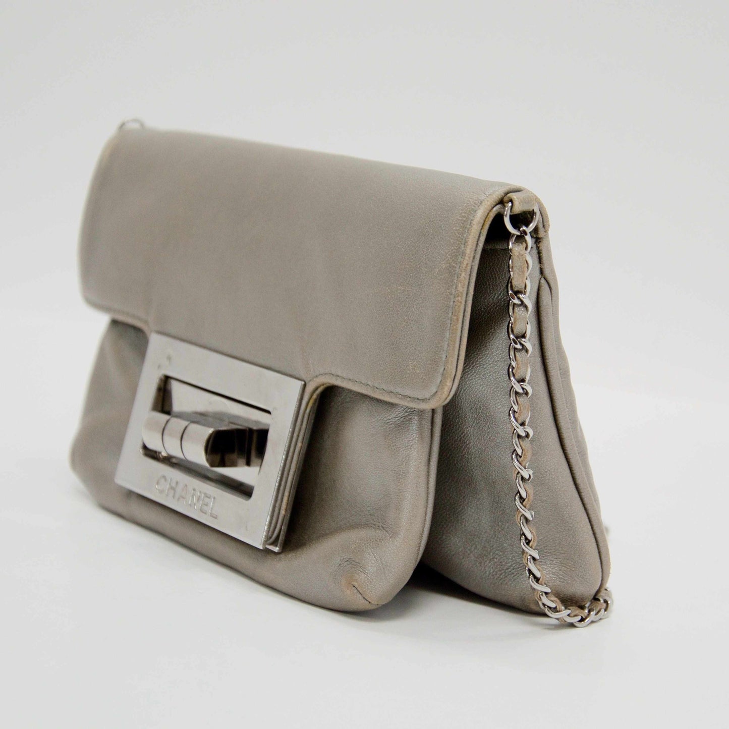 Chanel 2.55 Reissue Mademoiselle Giant Turn Lock Crossbody Bag
