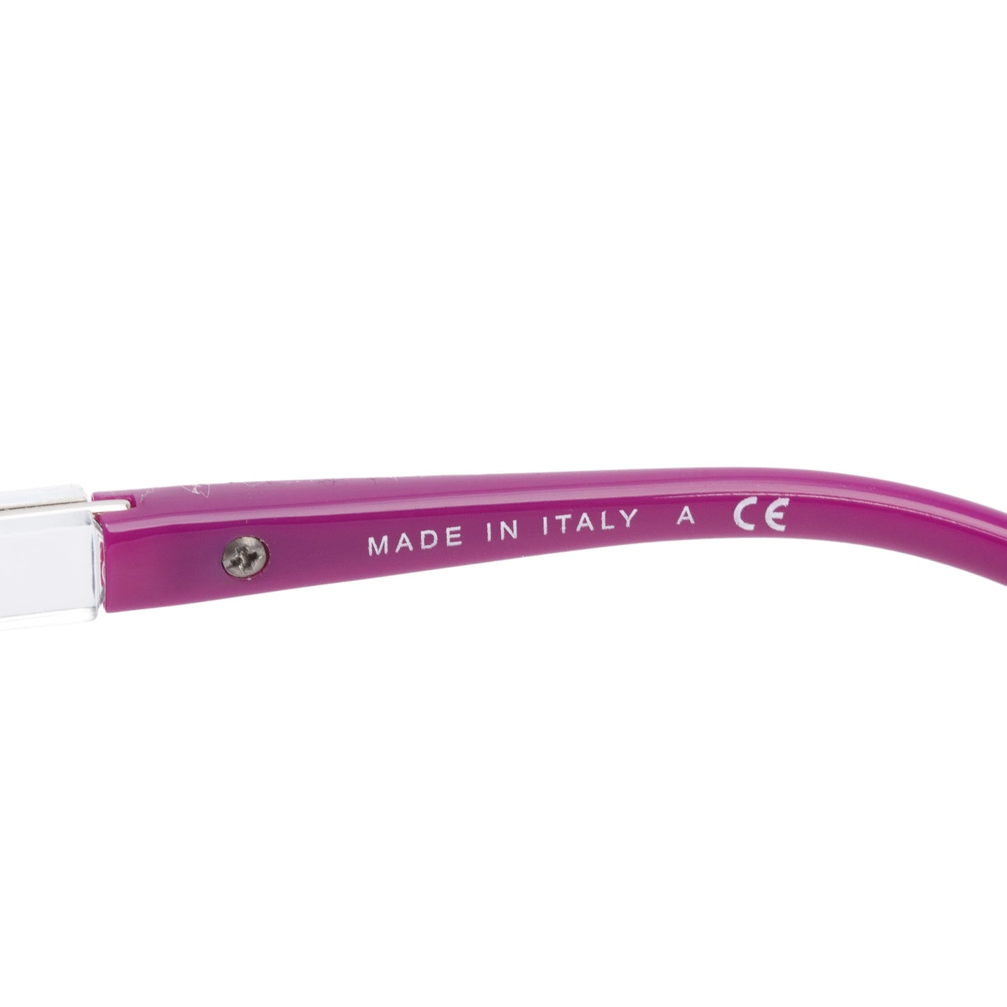 Chanel 4179 Silver Metal Purple Acetate CC Logo Aviator Sunglasses