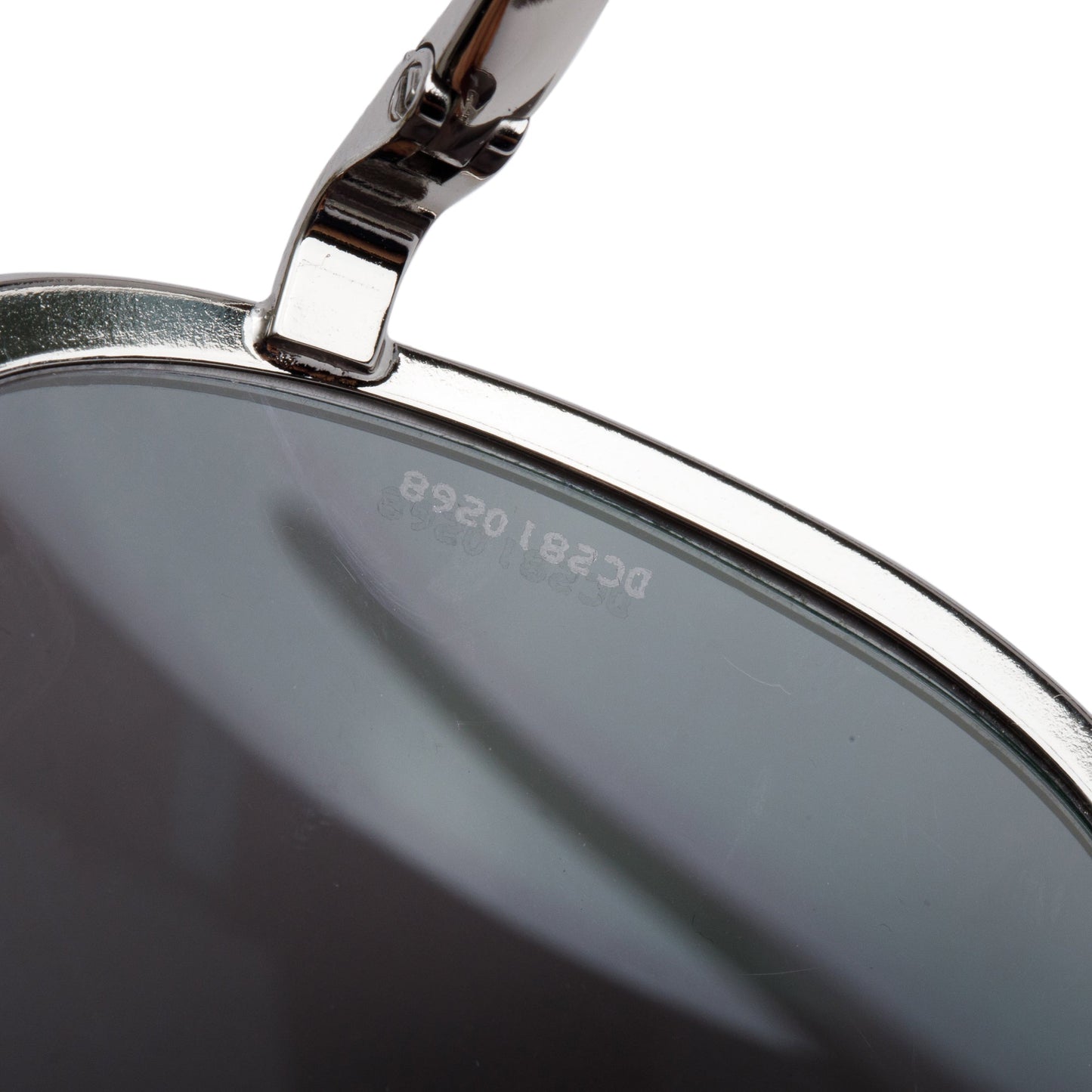Chanel 4223 Silver Metal CC Logo Aviator Sunglasses