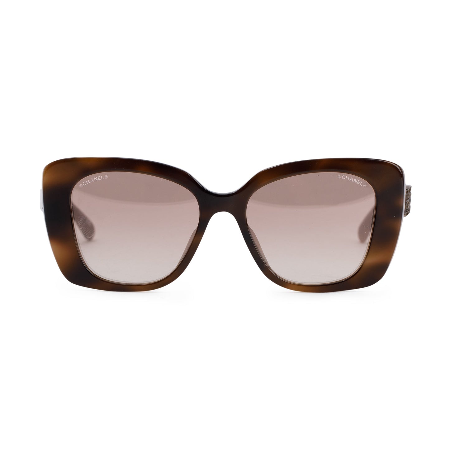 Chanel 5422-B-A Strass Square Sunglasses