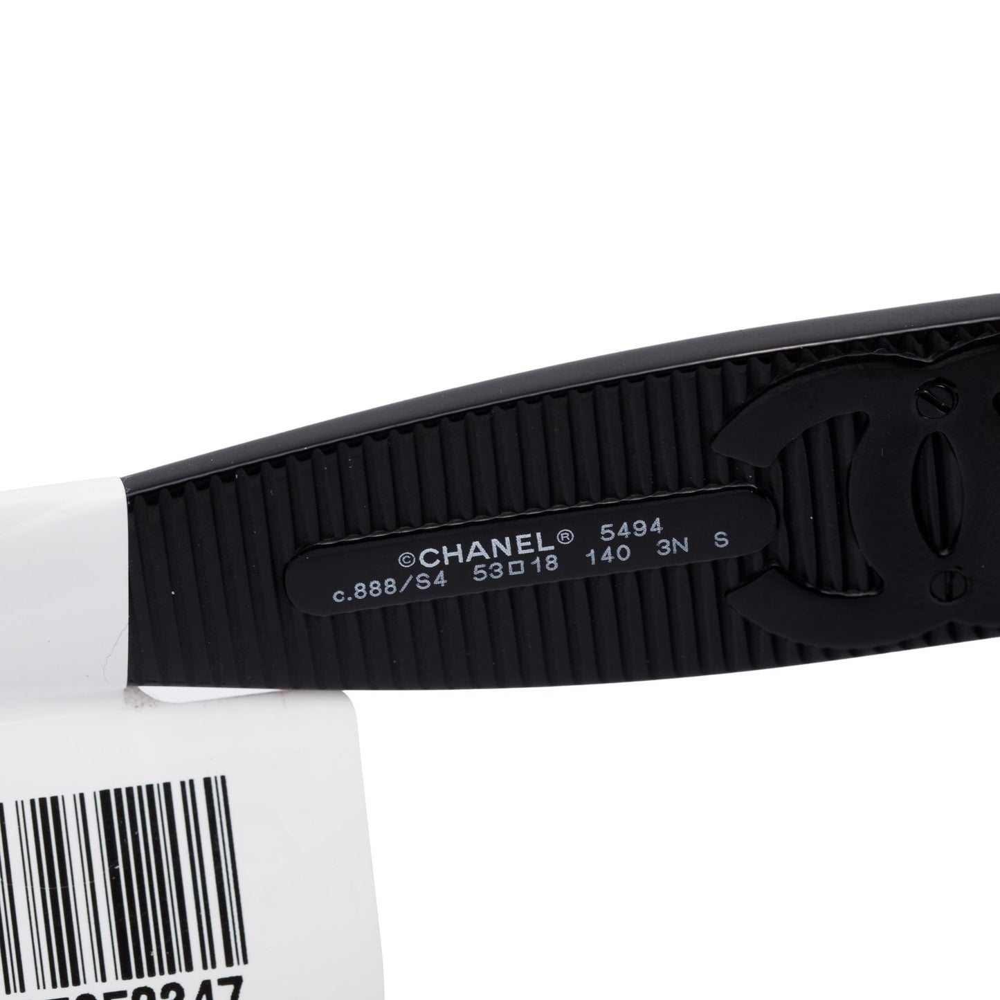 Chanel 5494 Black Acetate CC Logo Square Sunglasses