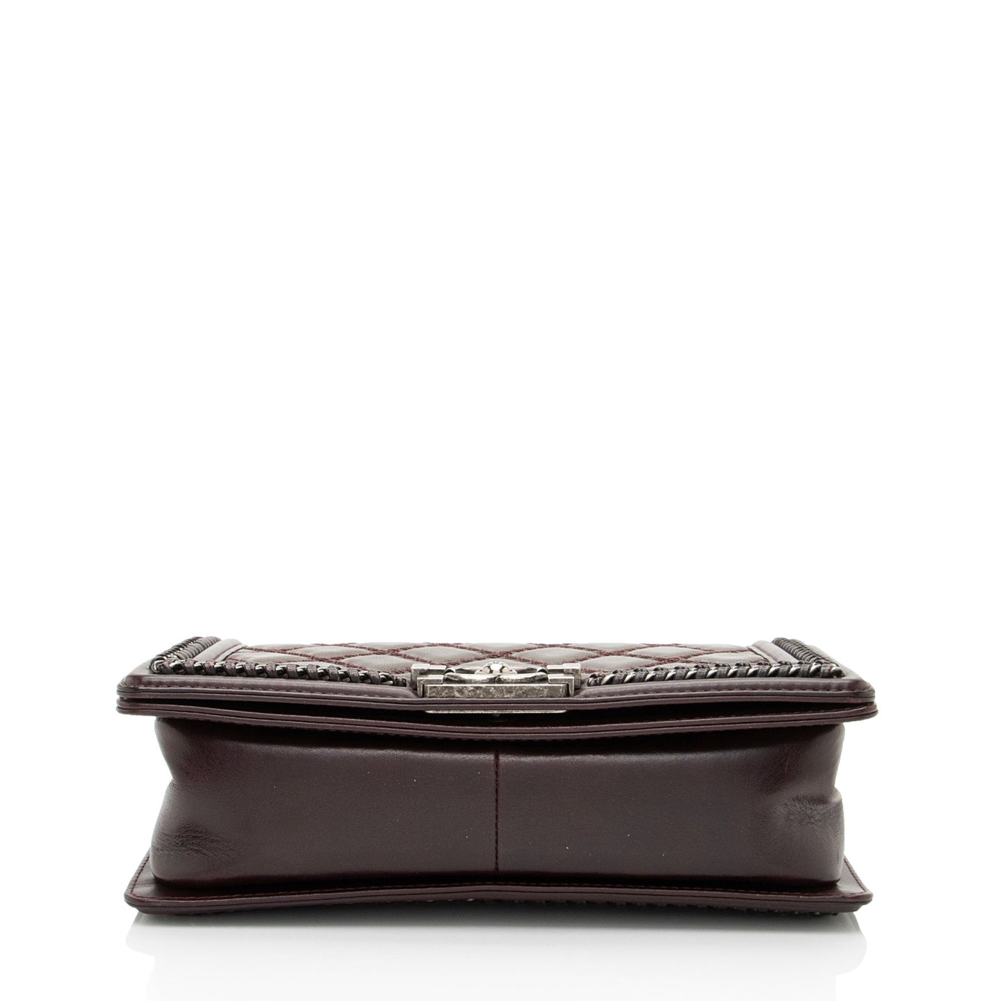 Chanel Aged Calfskin Chain Medium Top Handle Boy Bag