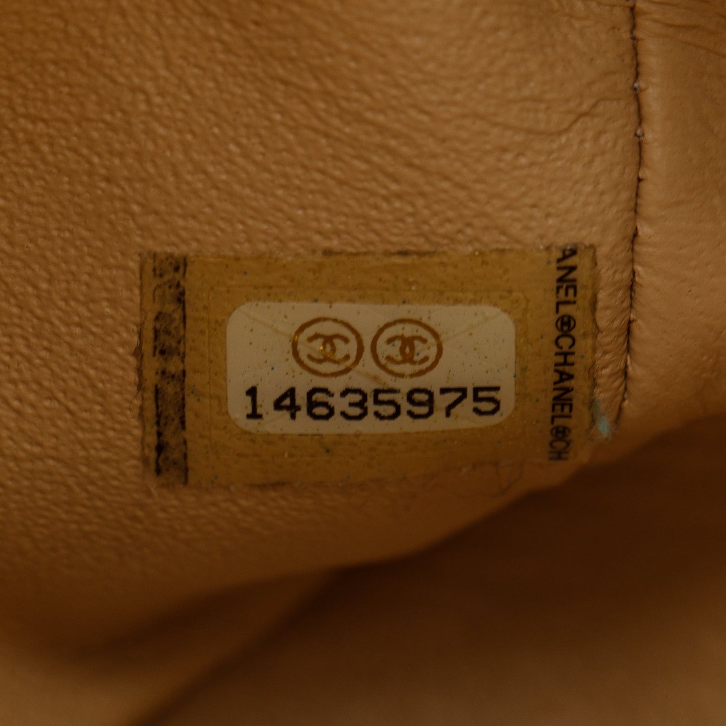 Chanel Beige Caviar Classic Jumbo Double Flap Bag
