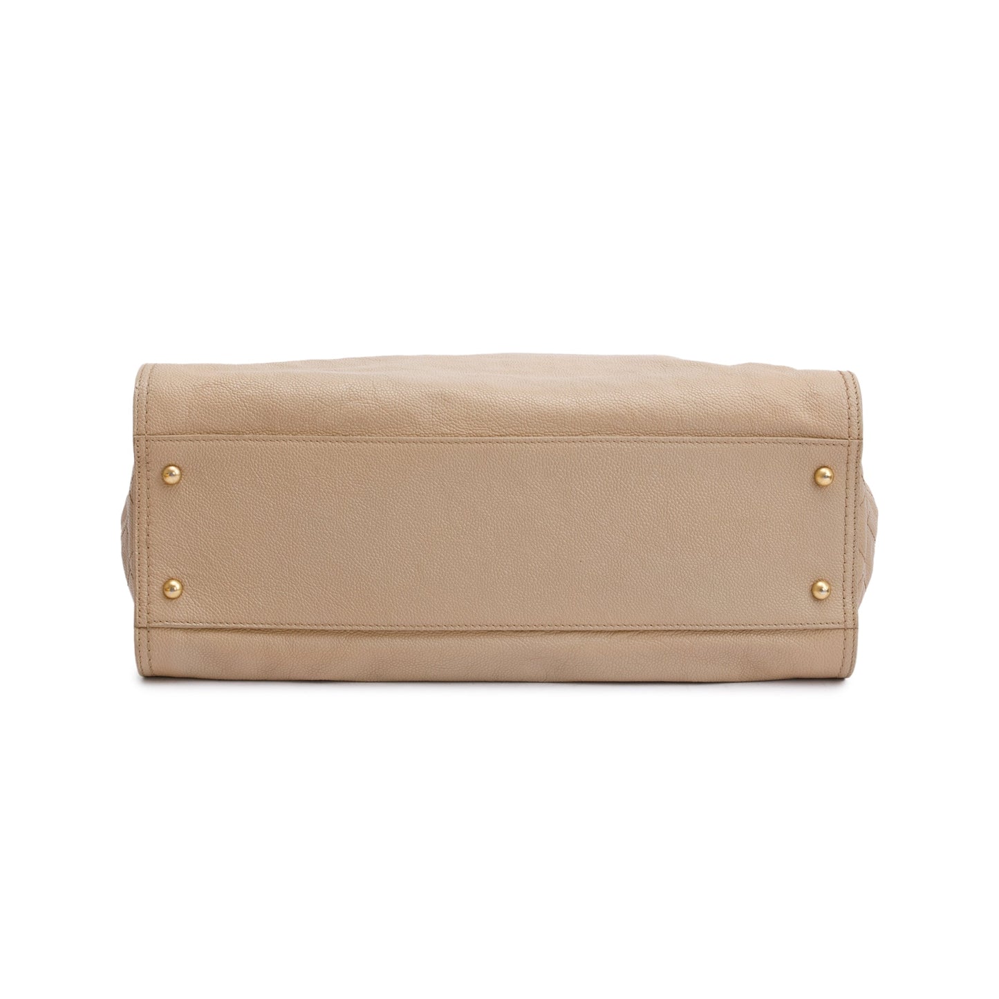 Chanel Beige Caviar Leather Large Reissue Tote
