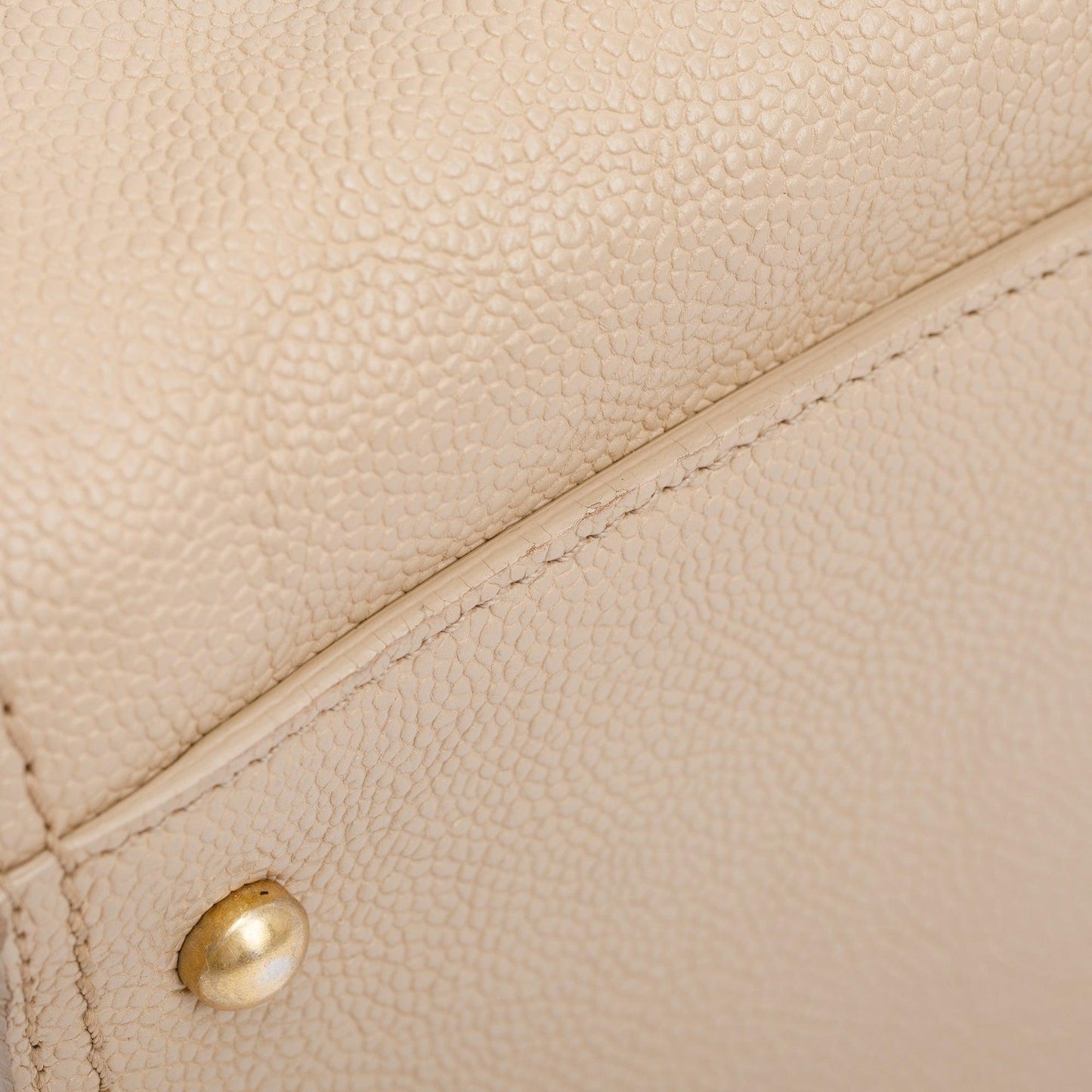 Chanel Beige Caviar Leather Large Reissue Tote
