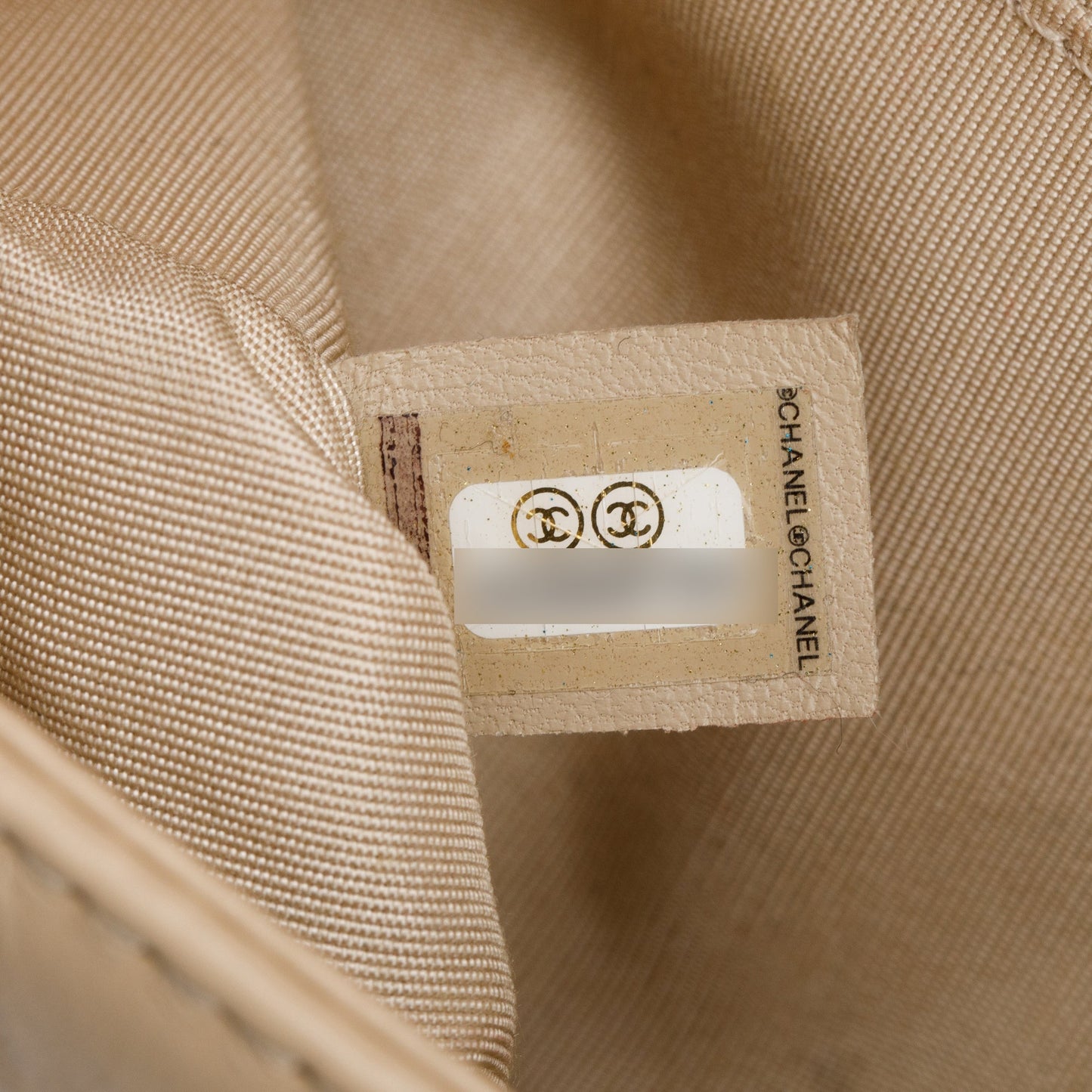 Chanel Beige Quilted Aged Calfskin Leather Medium Jacket Boy Bag