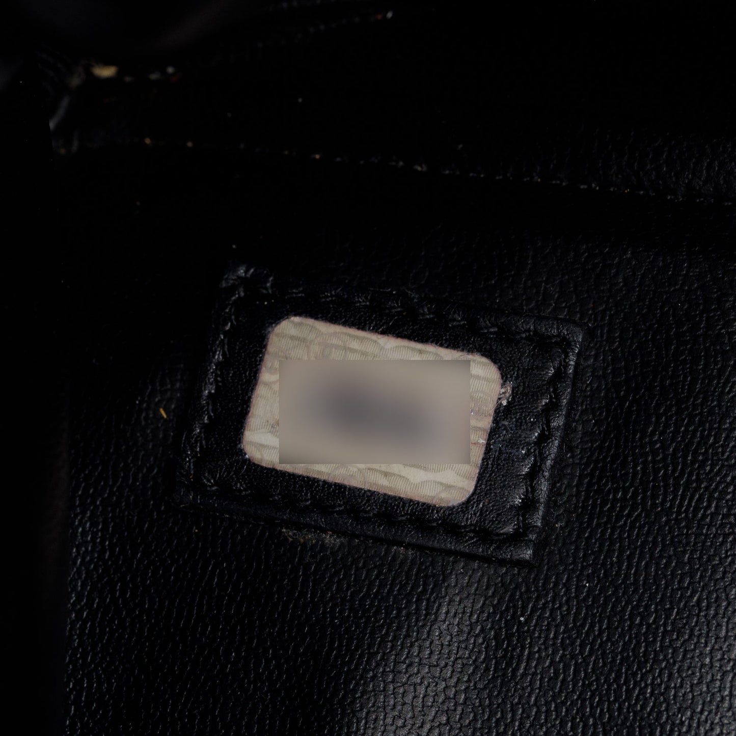 Chanel Black Calfskin Leather Diamond Stitch Boston Bag