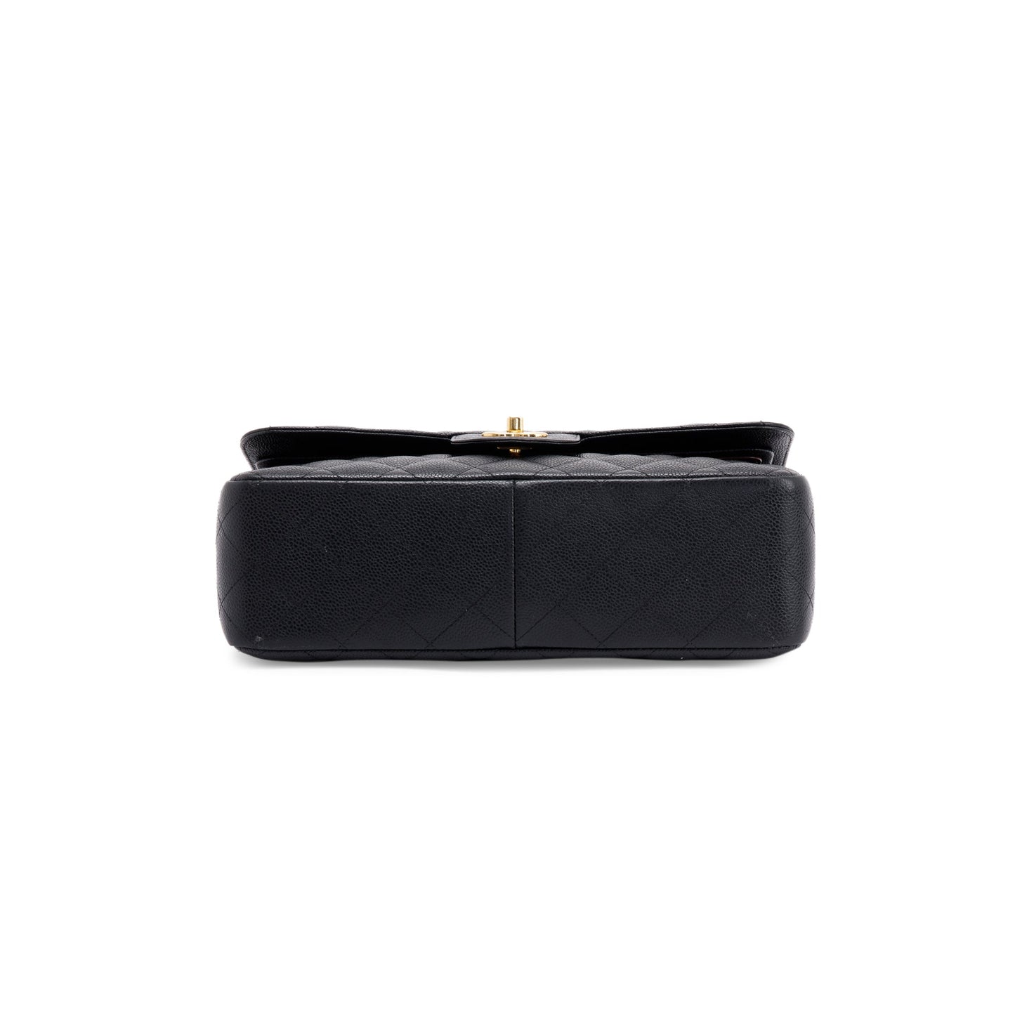 Chanel Black Caviar Classic Jumbo Double Flap Bag