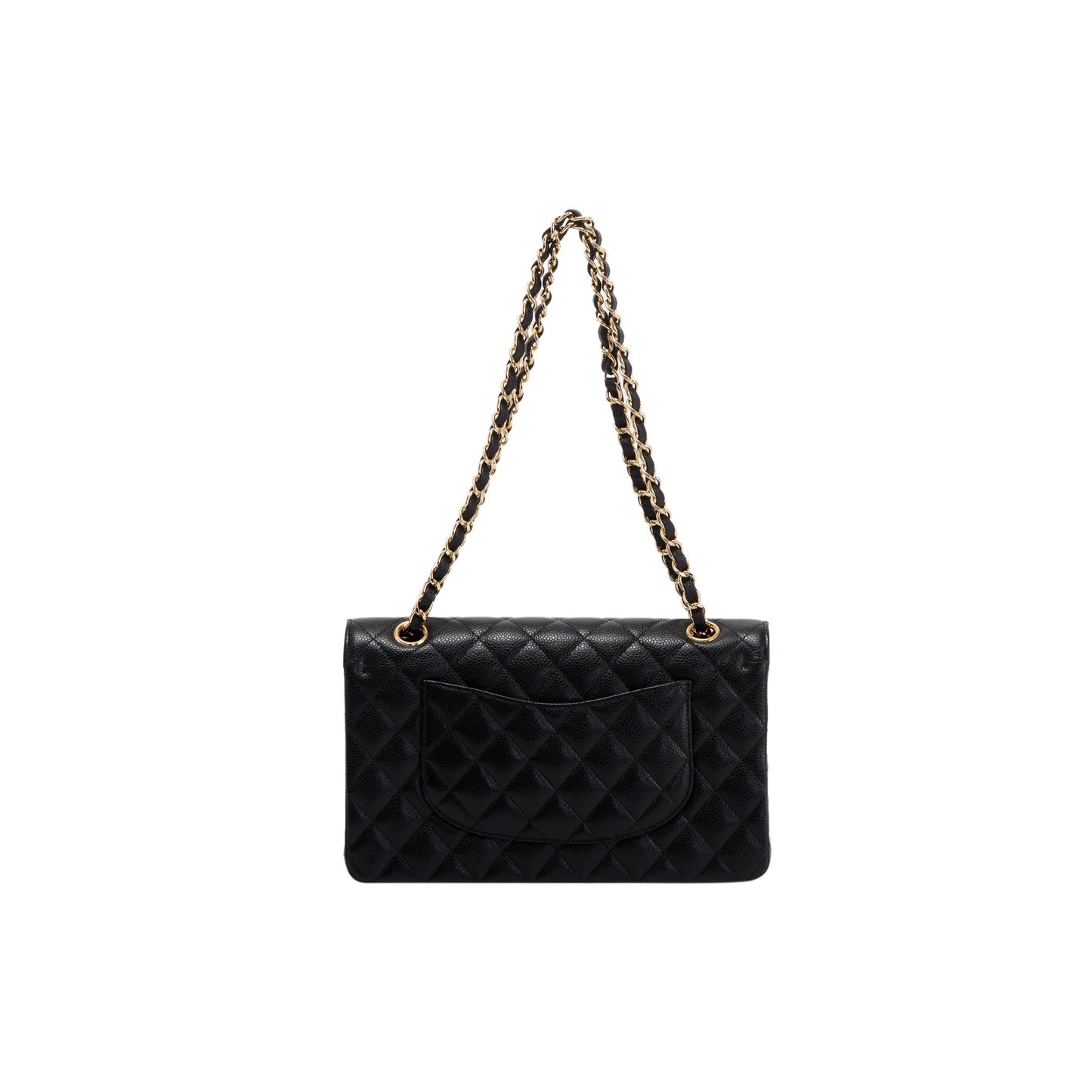Chanel Black Caviar Classic Medium Double Flap Bag