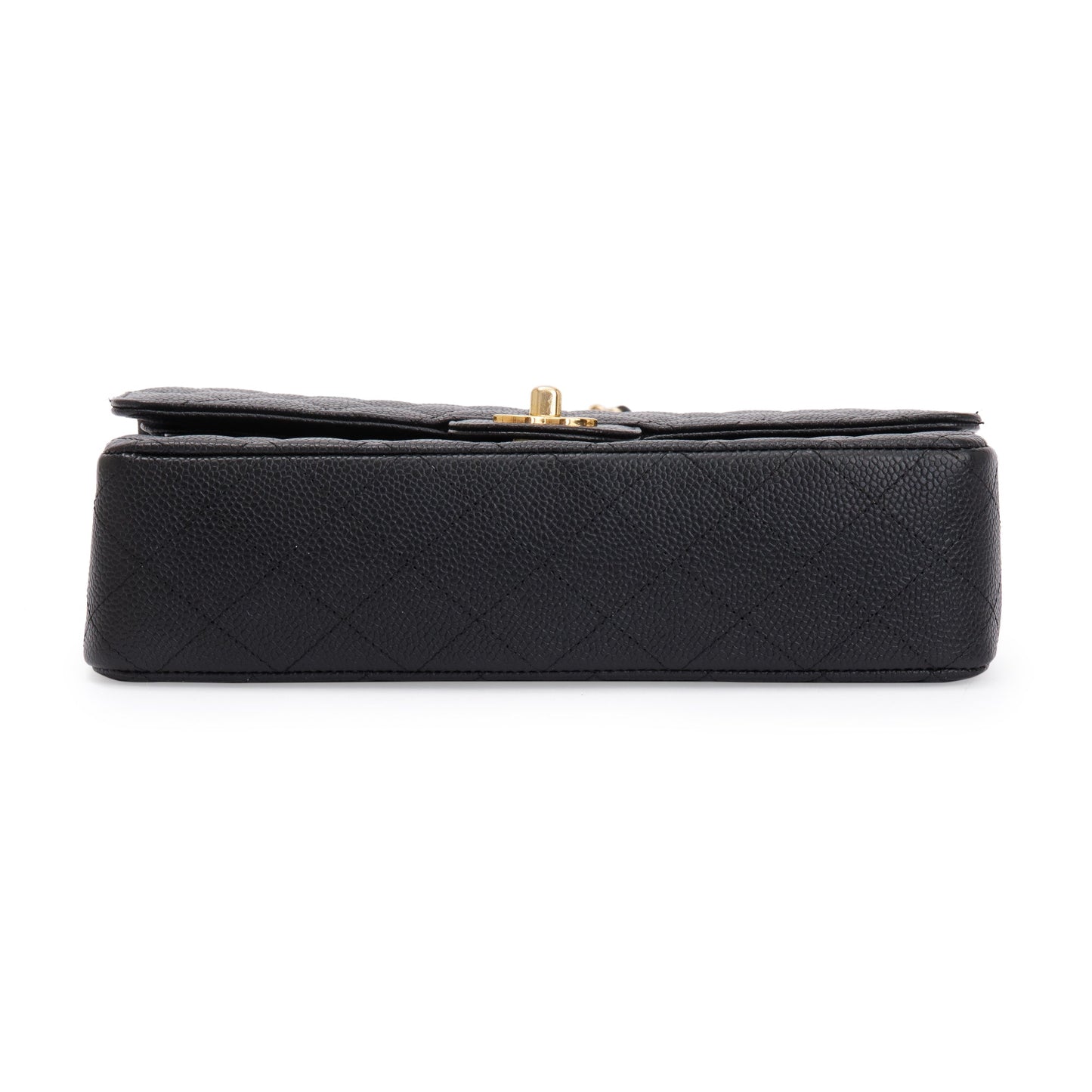 Chanel Black Caviar Classic Medium Double Flap Bag