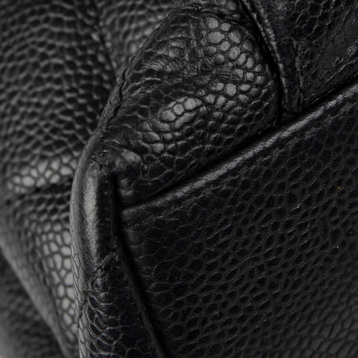 Chanel Black Caviar Flap Tote