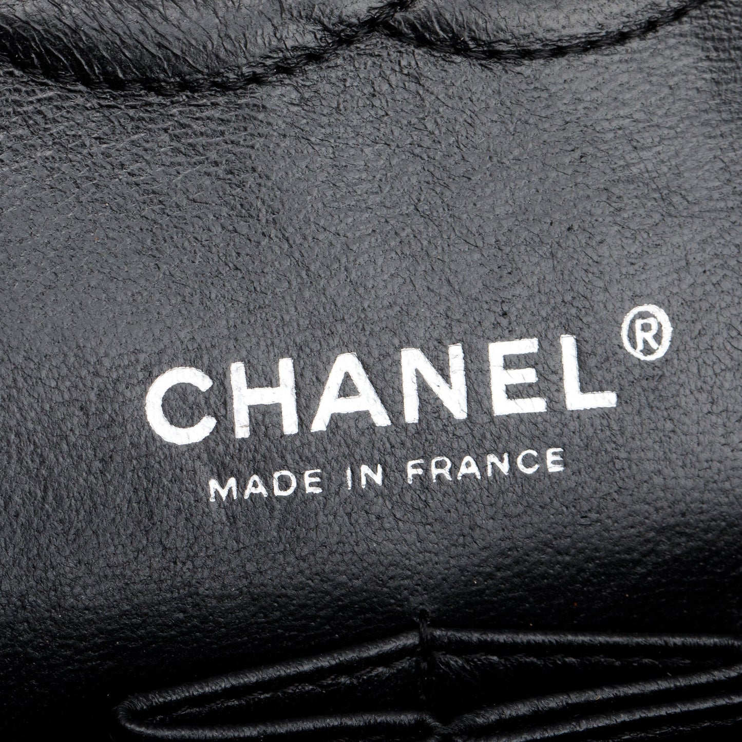 Chanel Black Caviar Leather Classic Medium Double Flap Bag