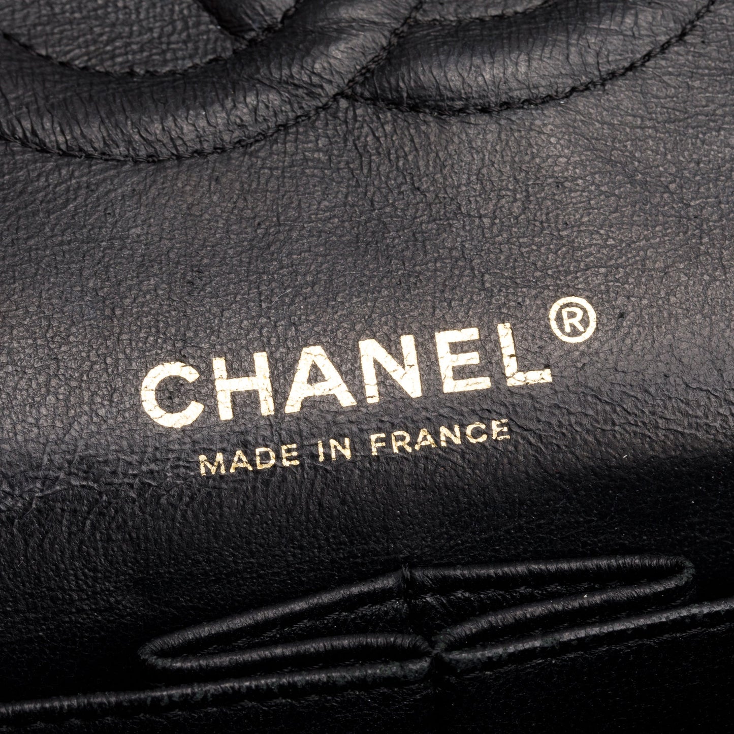 Chanel Black Caviar Leather Classic Medium Double Flap Bag