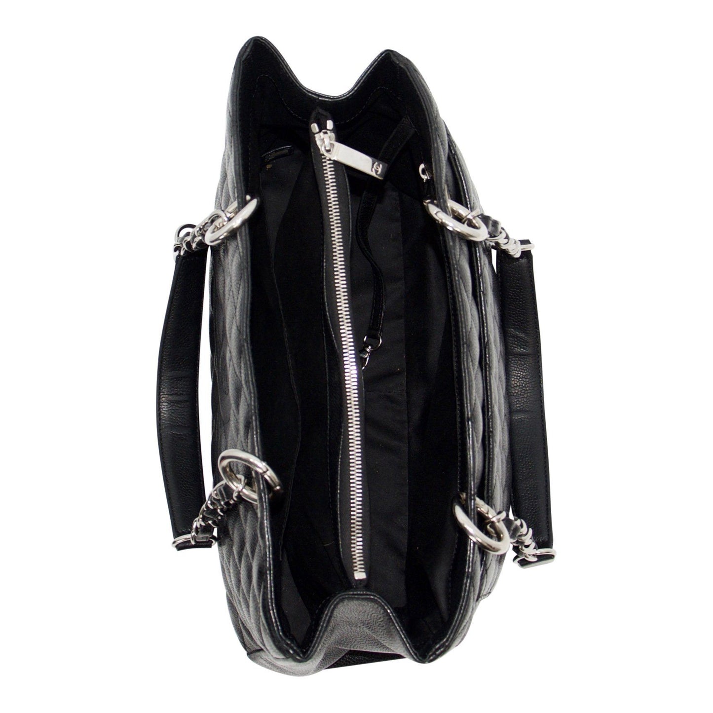 Chanel Black Caviar Leather Grand Shopping Tote (GST)