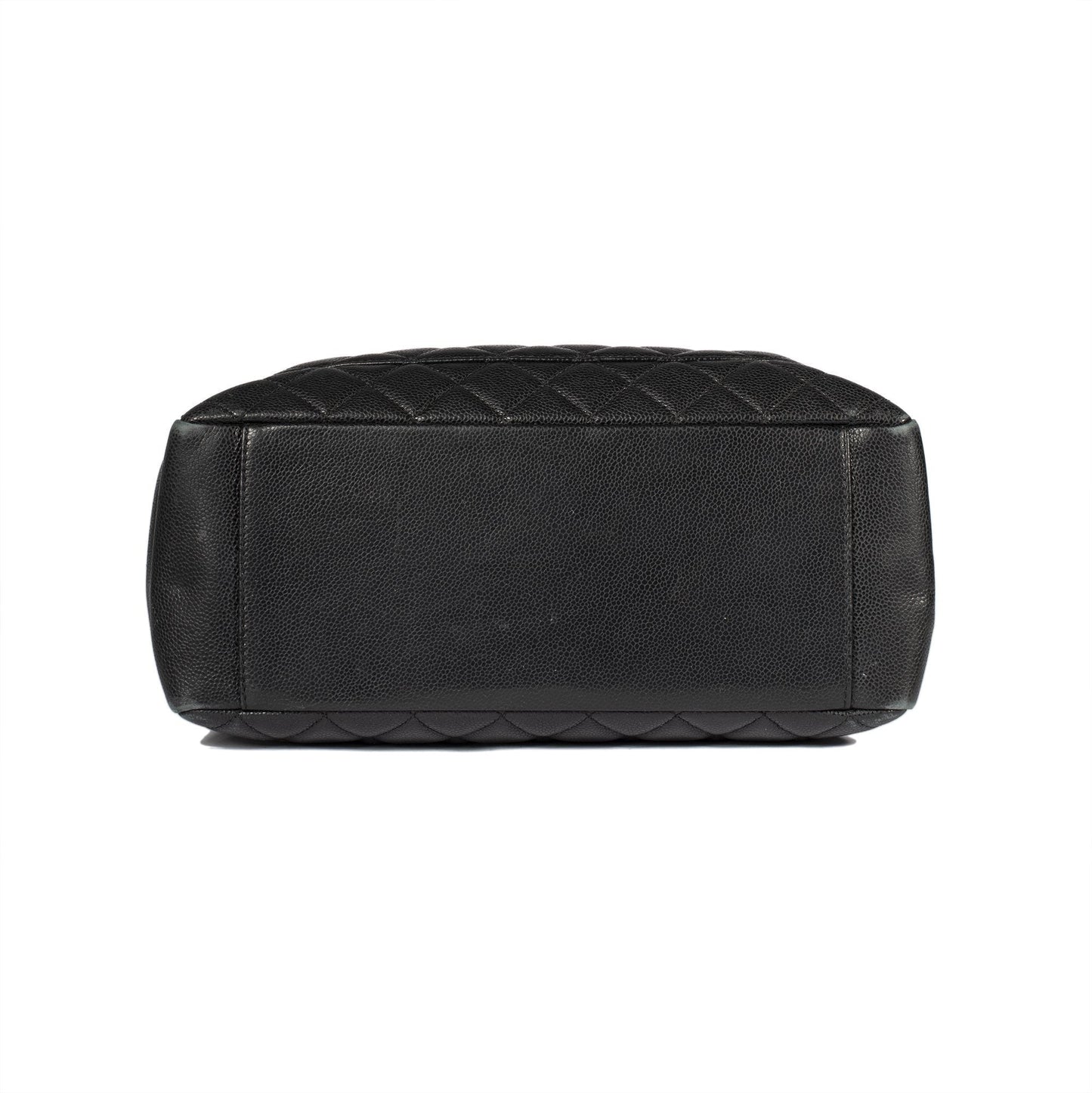 Chanel Black Caviar Leather Grand Shopping Tote (GST)