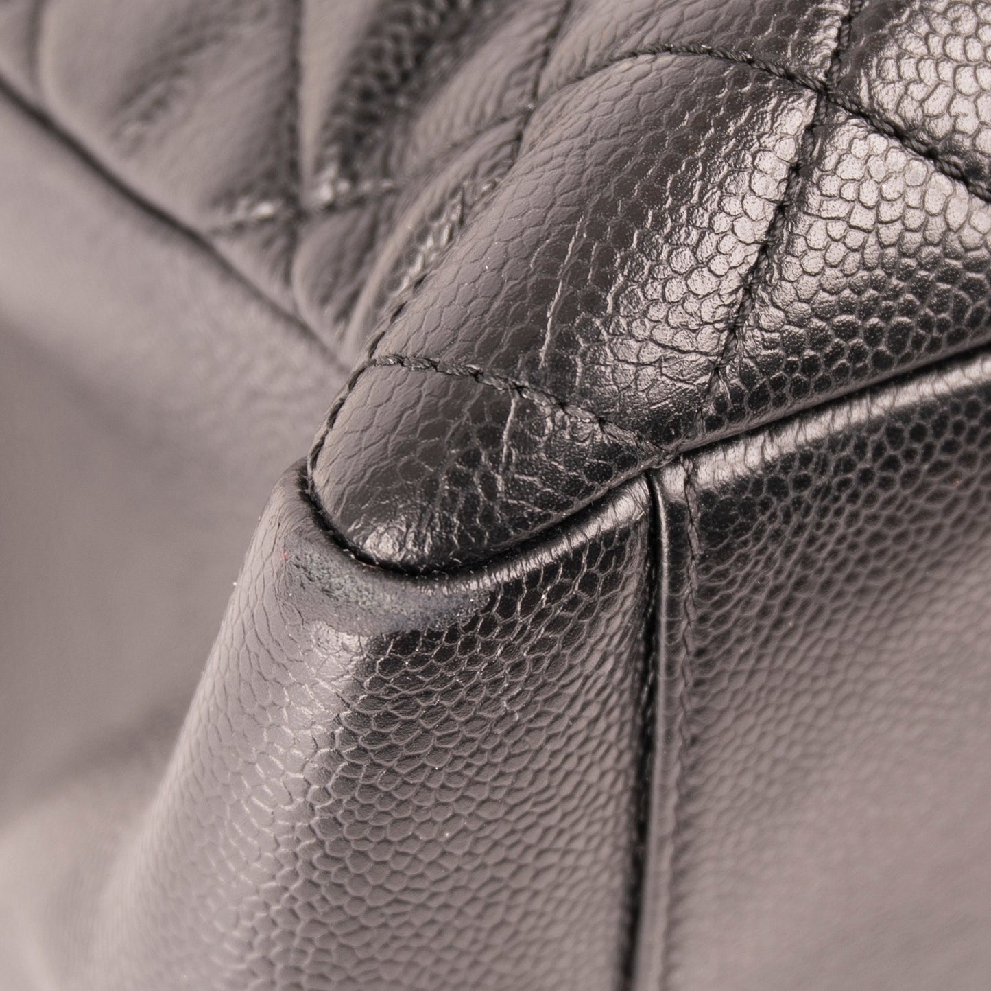 Chanel Black Caviar Leather Grand Shopping Tote (GST)