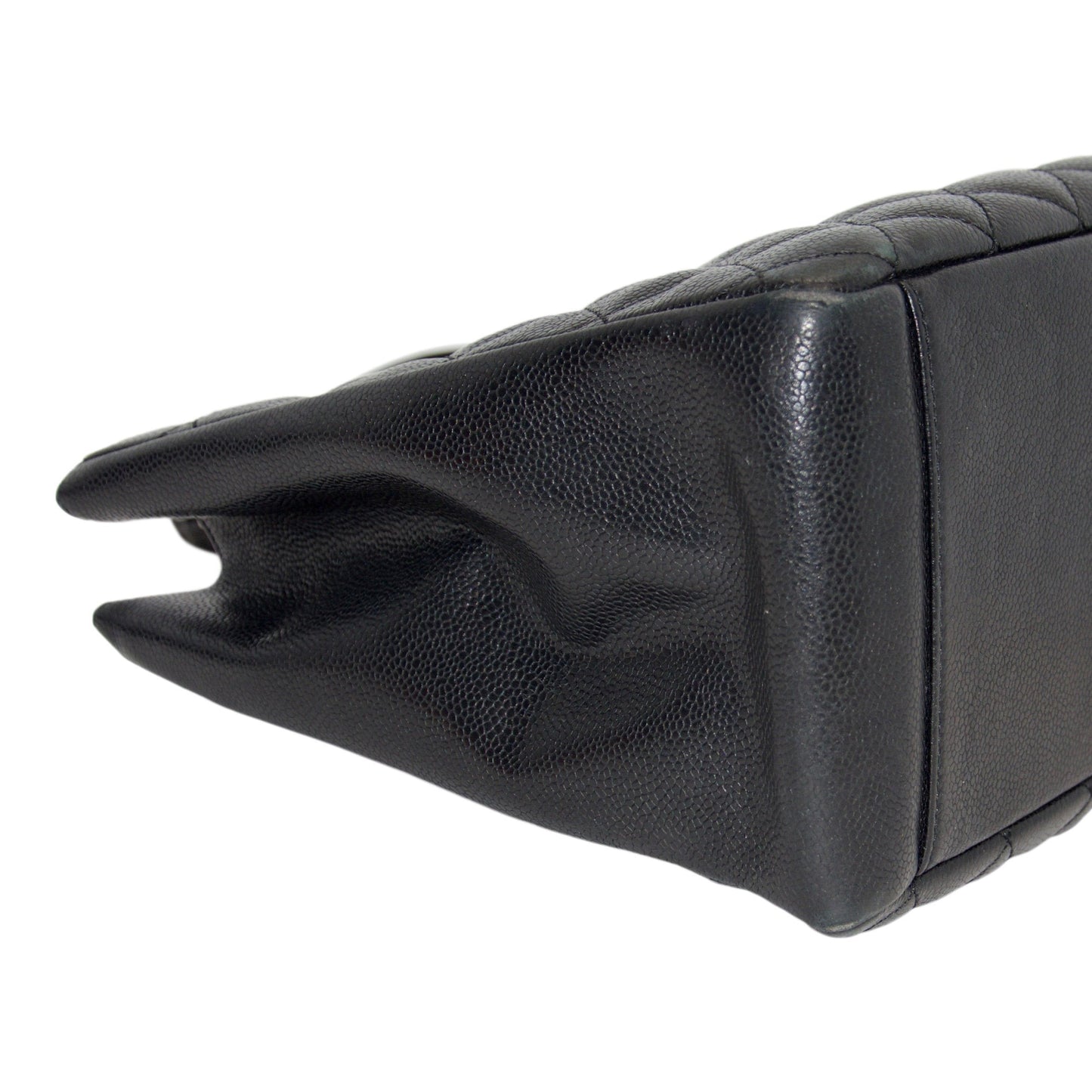 Chanel Black Caviar Leather Grand Shopping Tote (GST)