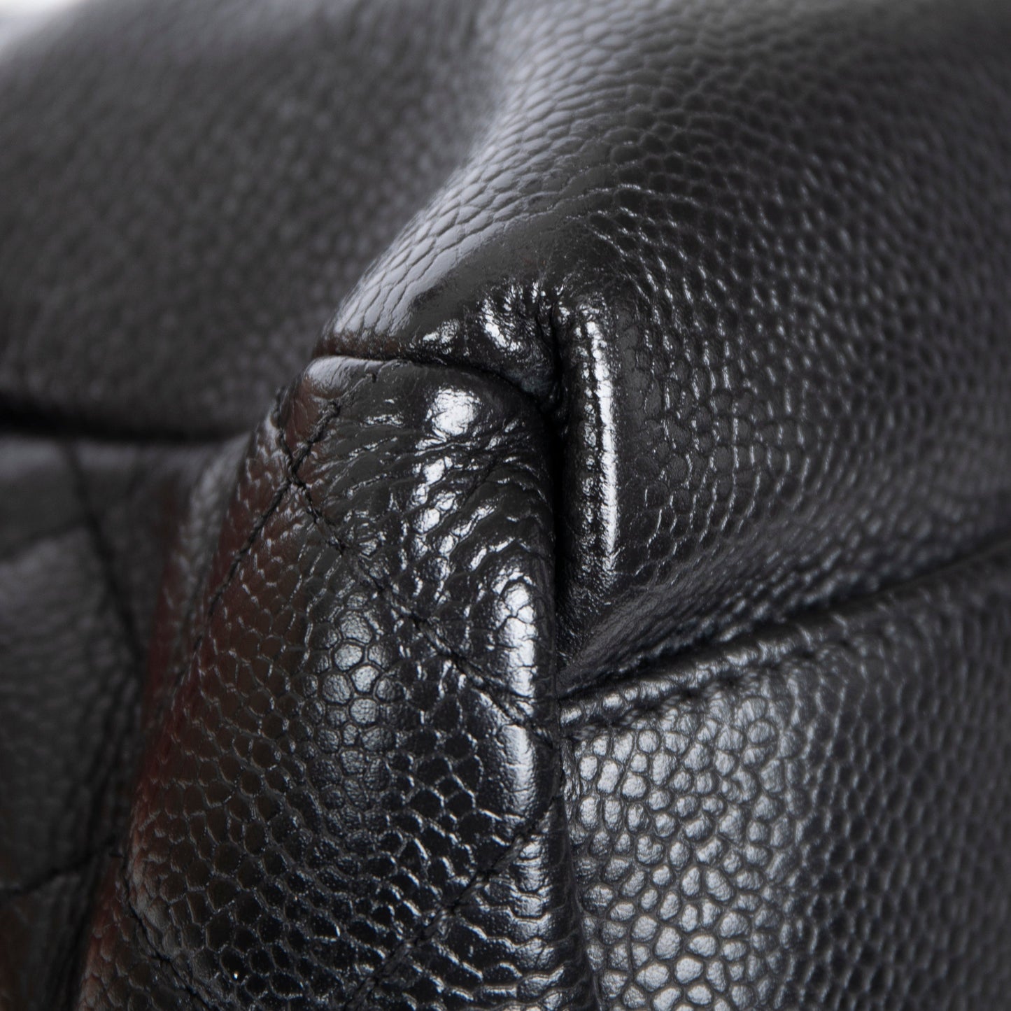 Chanel Black Caviar Leather Grand Shopping Tote (GST)