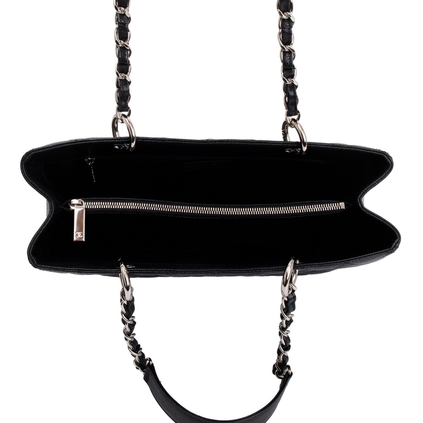 Chanel Black Caviar Leather Grand Shopping Tote (GST)