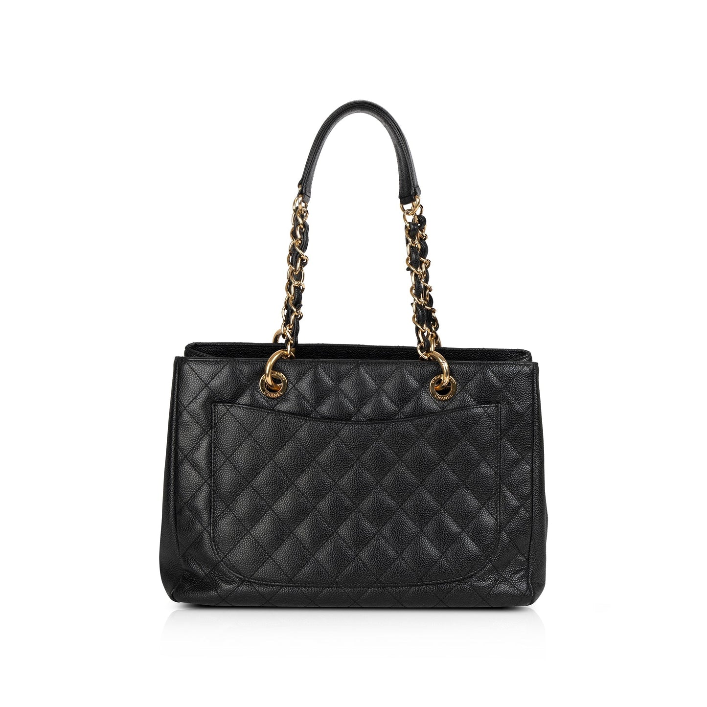 Chanel Black Caviar Leather Grand Shopping Tote (GST)