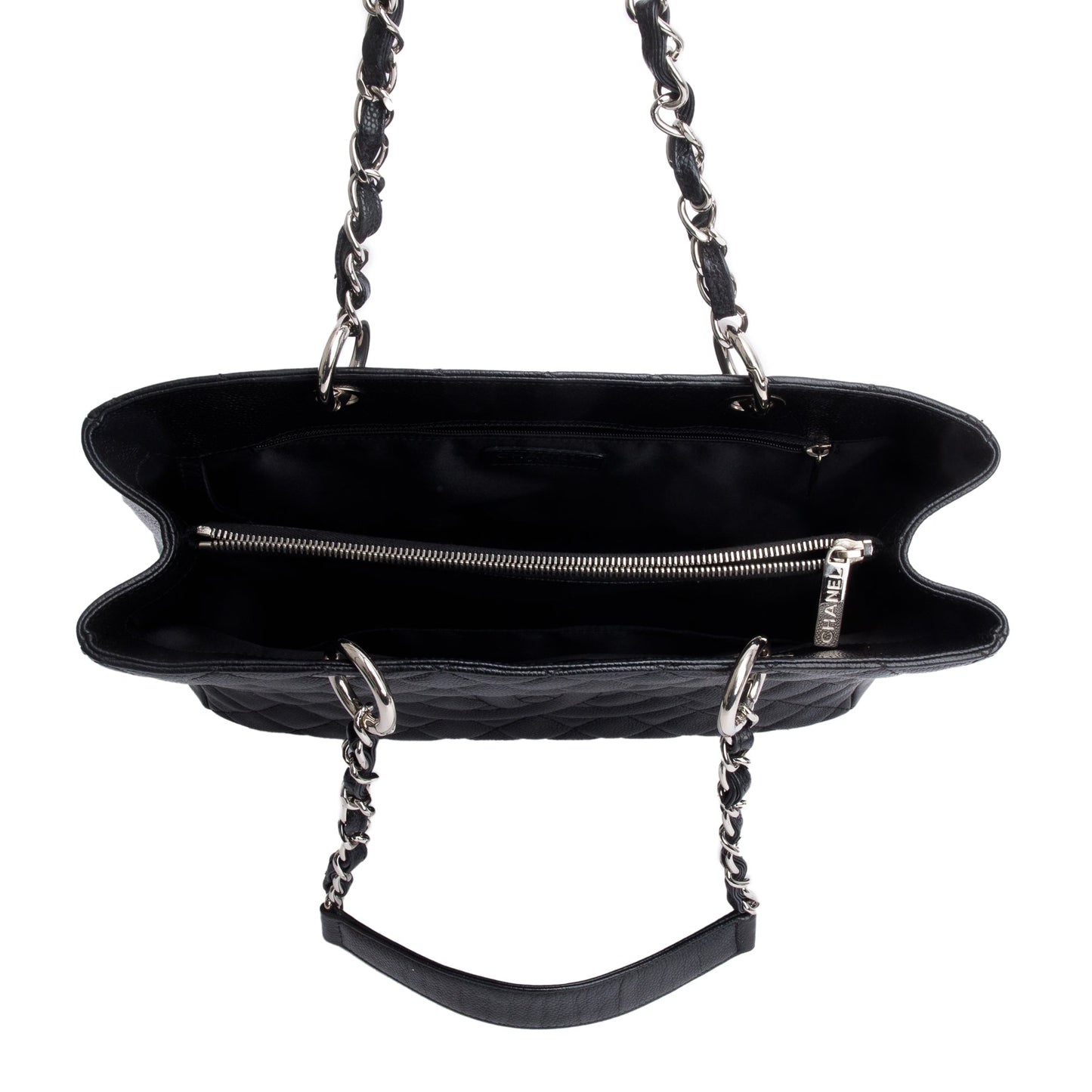 Chanel Black Caviar Leather Grand Shopping Tote (GST)