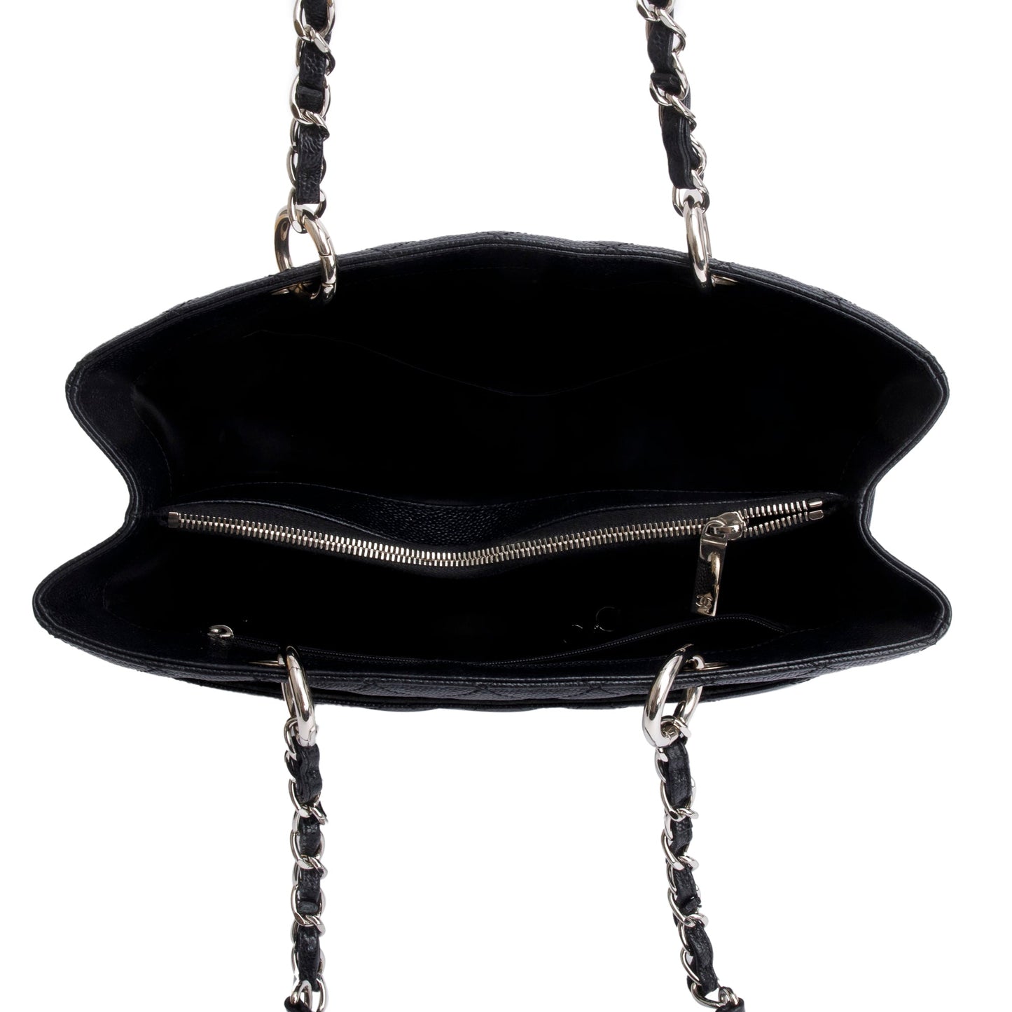 Chanel Black Caviar Leather Grand Shopping Tote (GST)
