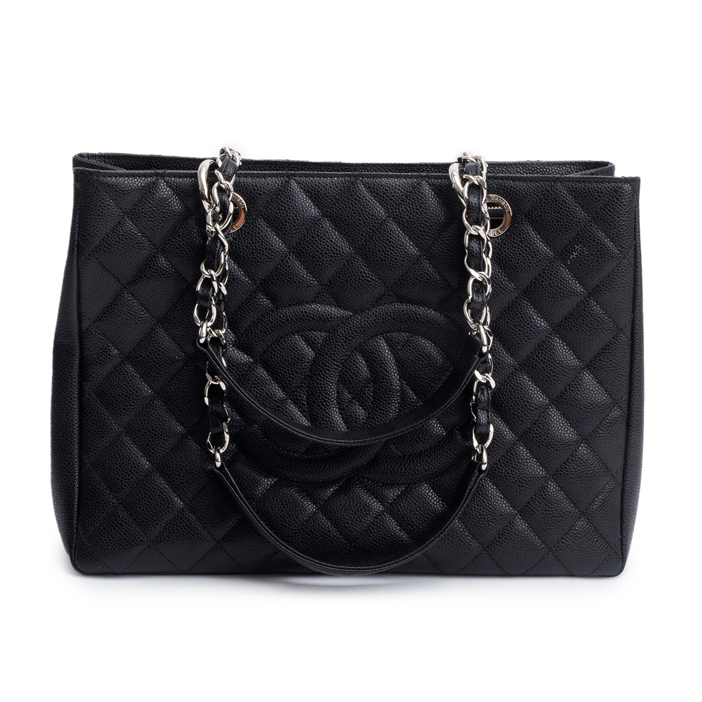Chanel Black Caviar Leather Grand Shopping Tote (GST)