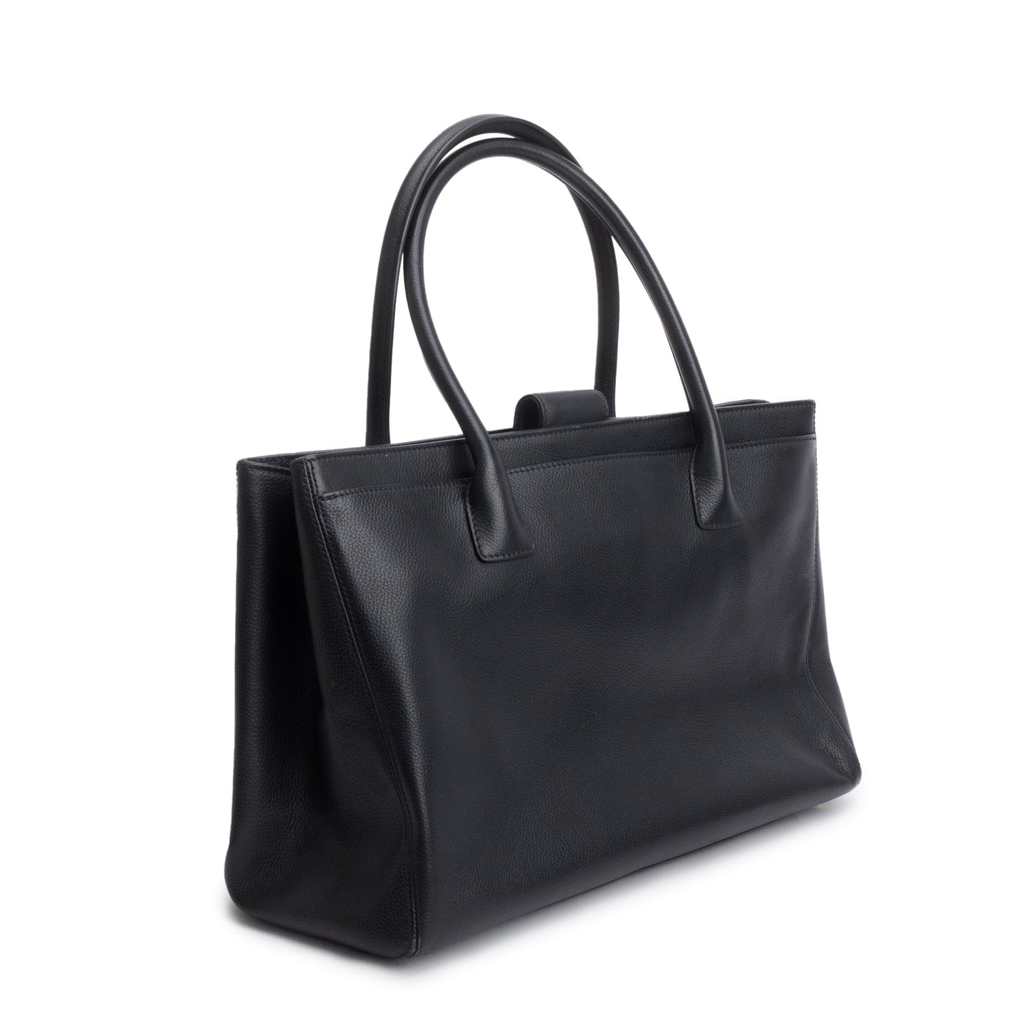 Chanel Black Caviar Leather Medium Executive Cerf Tote