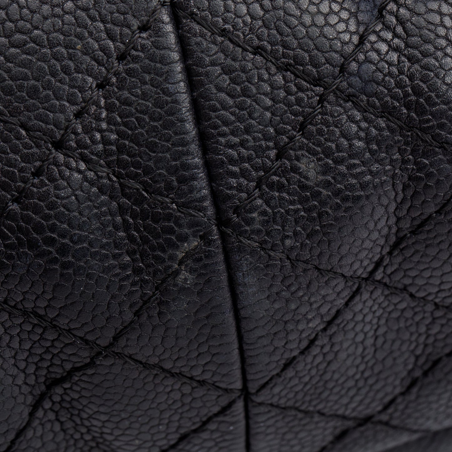 Chanel Black Caviar Leather Timeless CC Hobo Bag