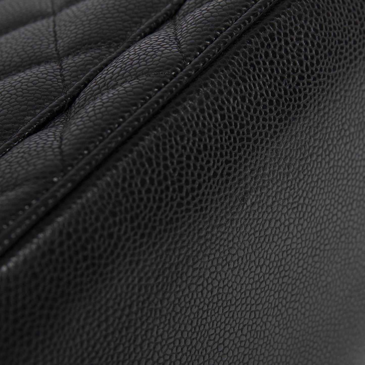 Chanel Black Caviar Medallion Tote