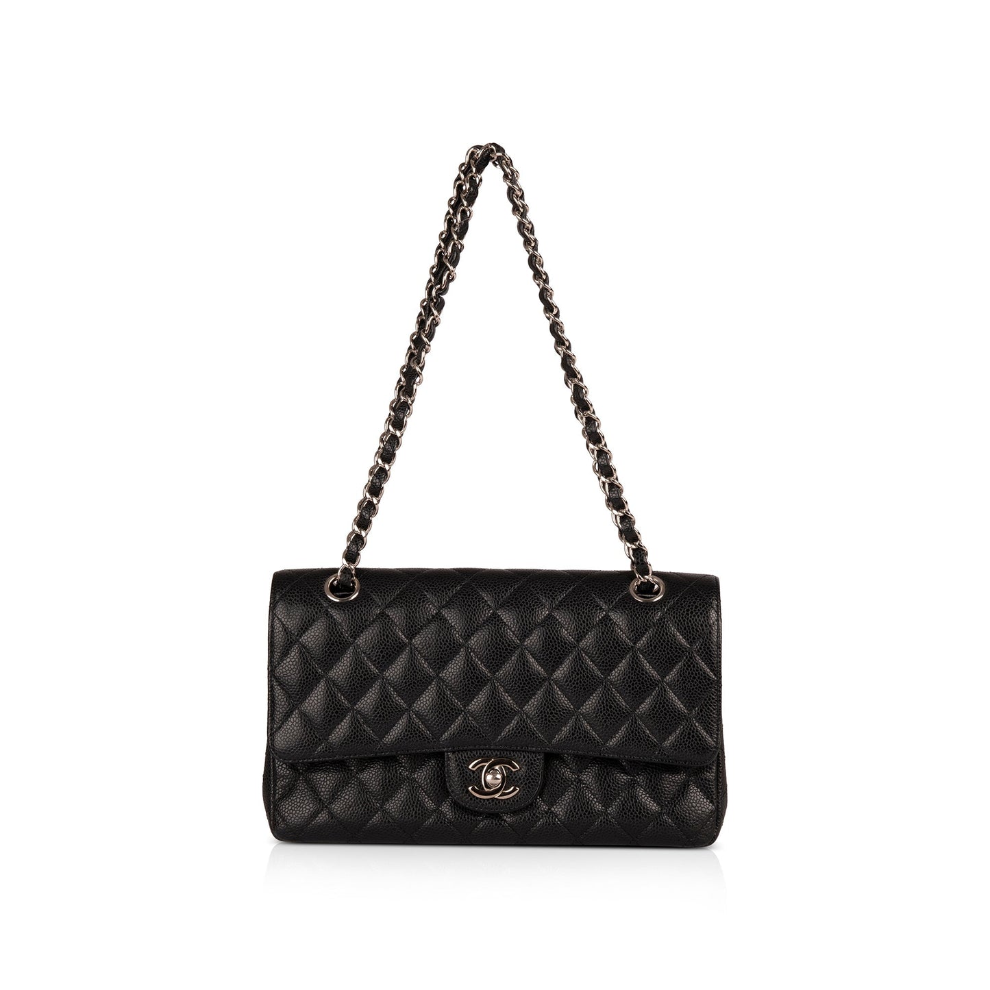 Chanel Black Caviar Medium Classic Double Flap Bag