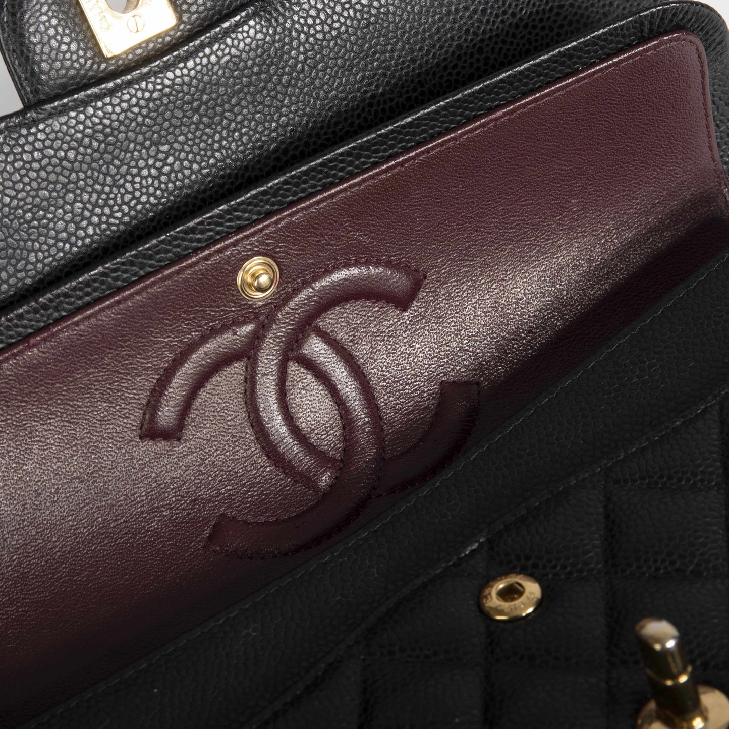 Chanel Black Caviar Medium Classic Double Flap Bag