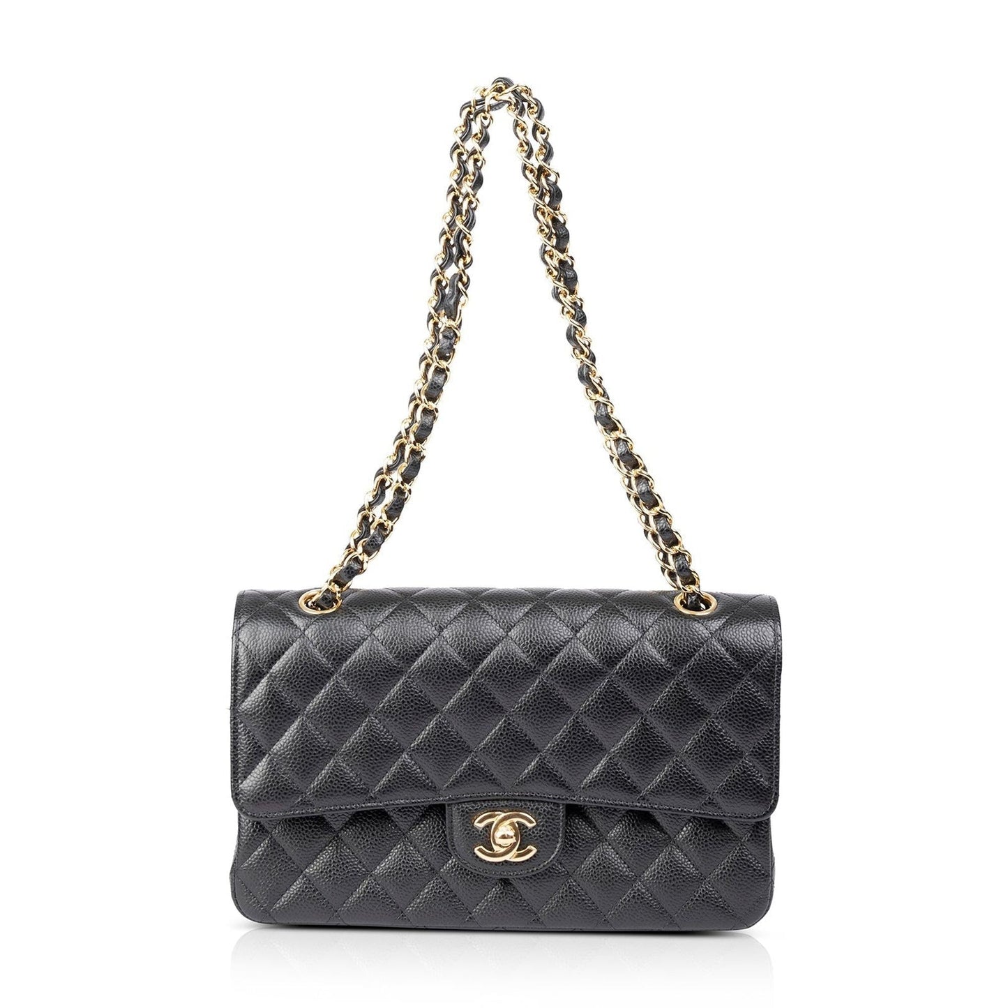 Chanel Black Caviar Medium Classic Double Flap Bag