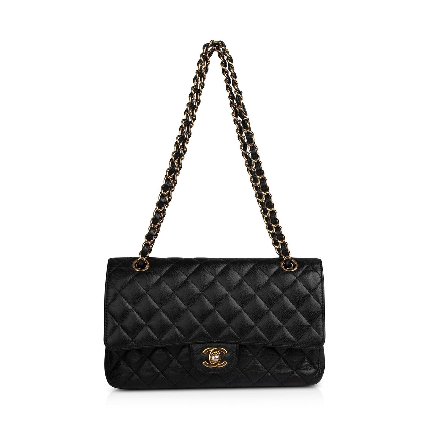 Chanel Black Caviar Medium Classic Double Flap Bag