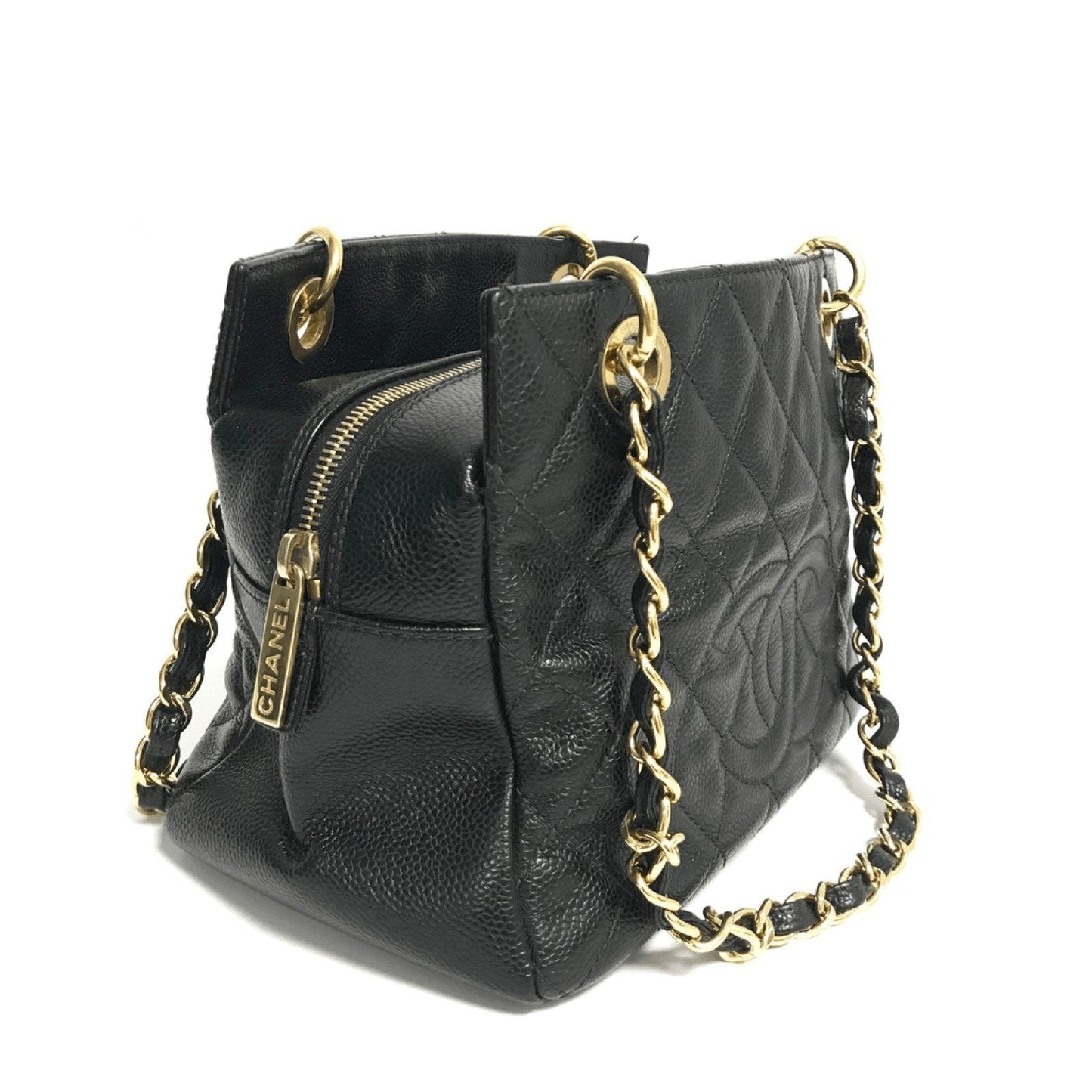 Chanel Black Caviar Petite Timeless Tote