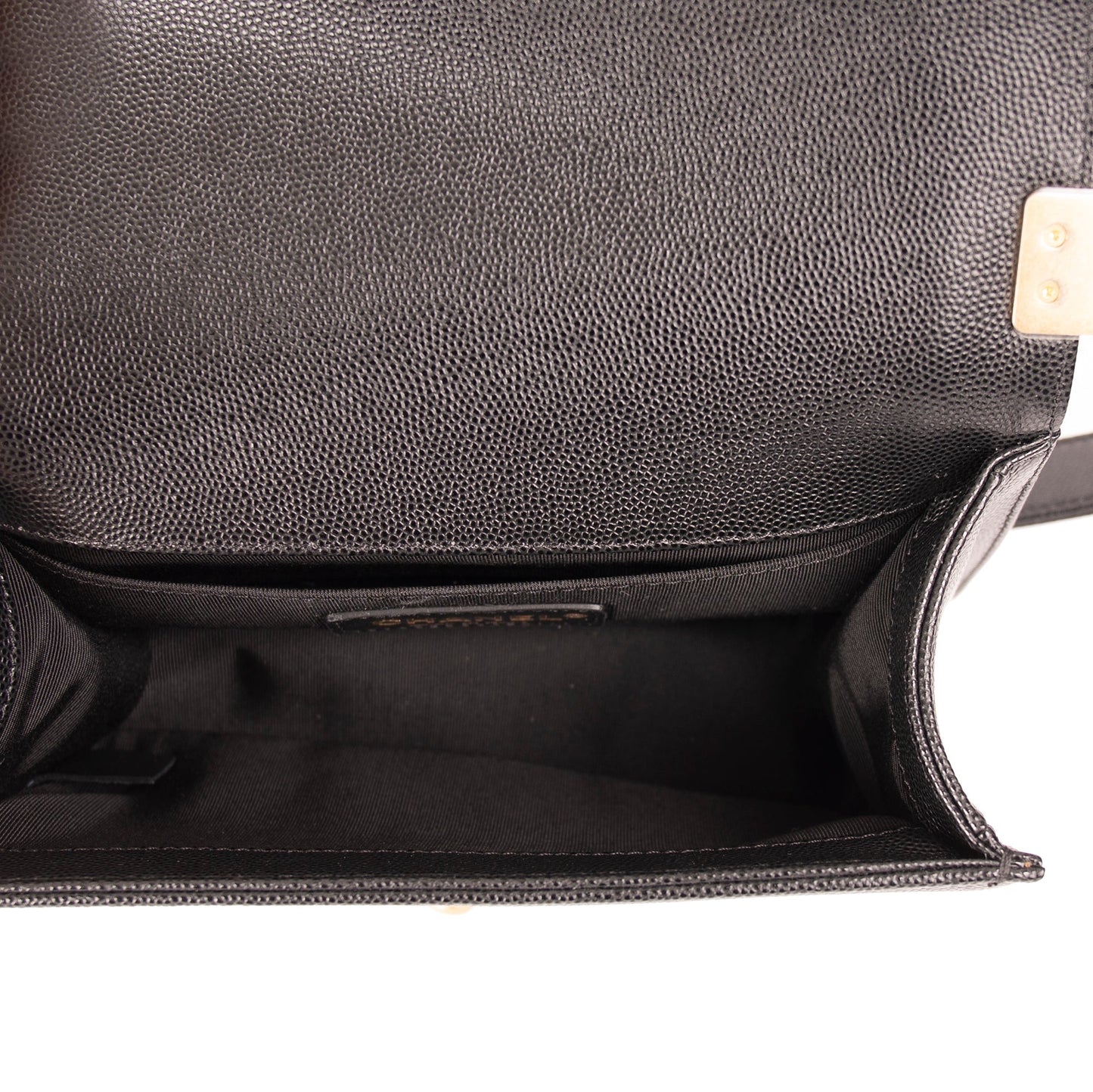 Chanel Black Caviar Small Boy Bag