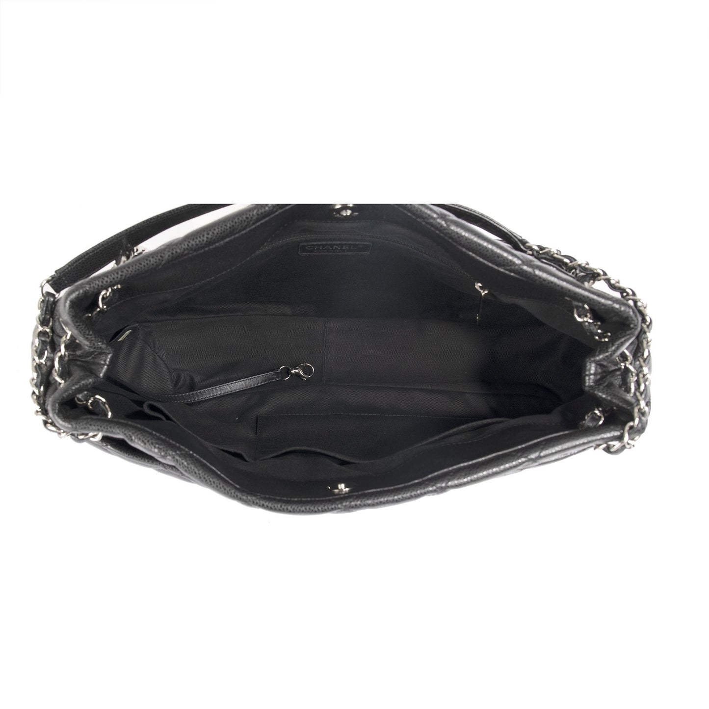 Chanel Black Caviar Timeless Soft Shopper Tote