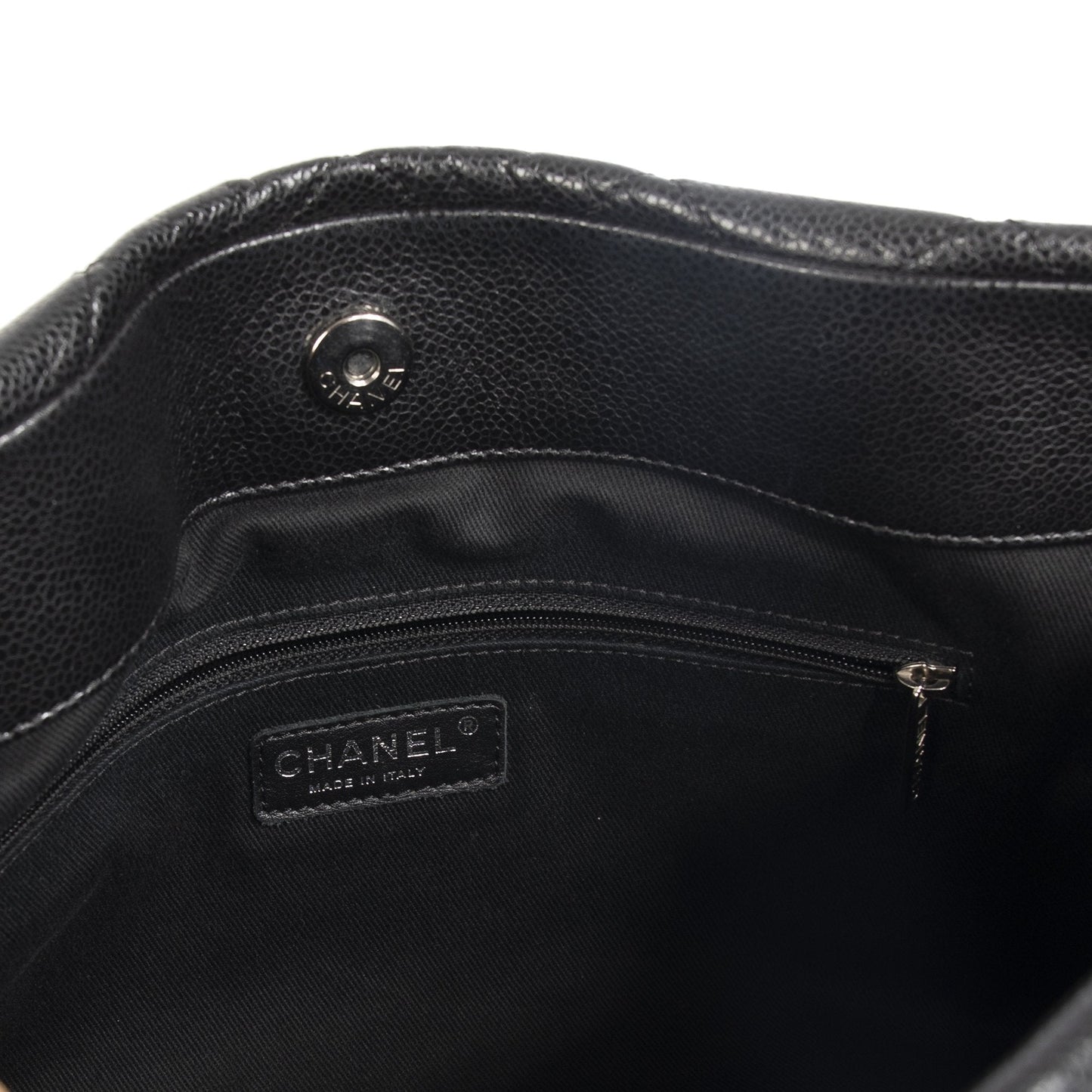 Chanel Black Caviar Timeless Soft Shopper Tote