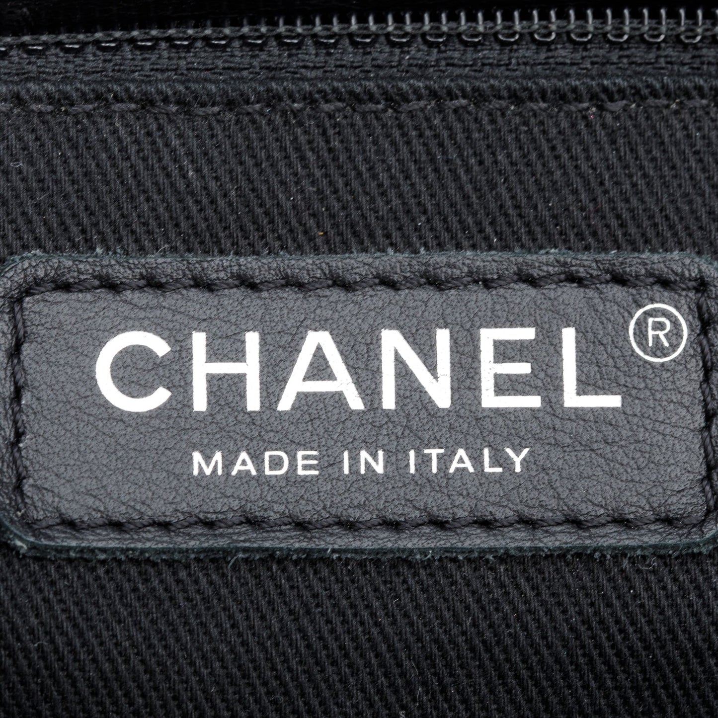Chanel Black Glazed Calfskin Leather Large CC Delivery Tote