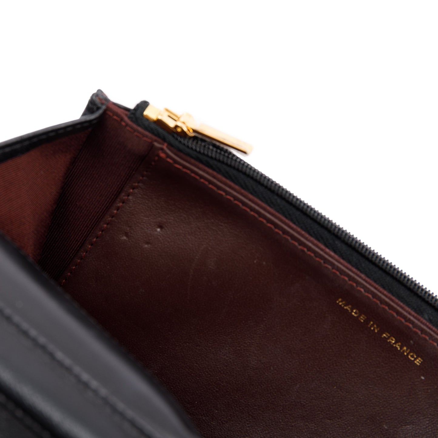 Chanel Black Lambskin Classic Wallet on Chain