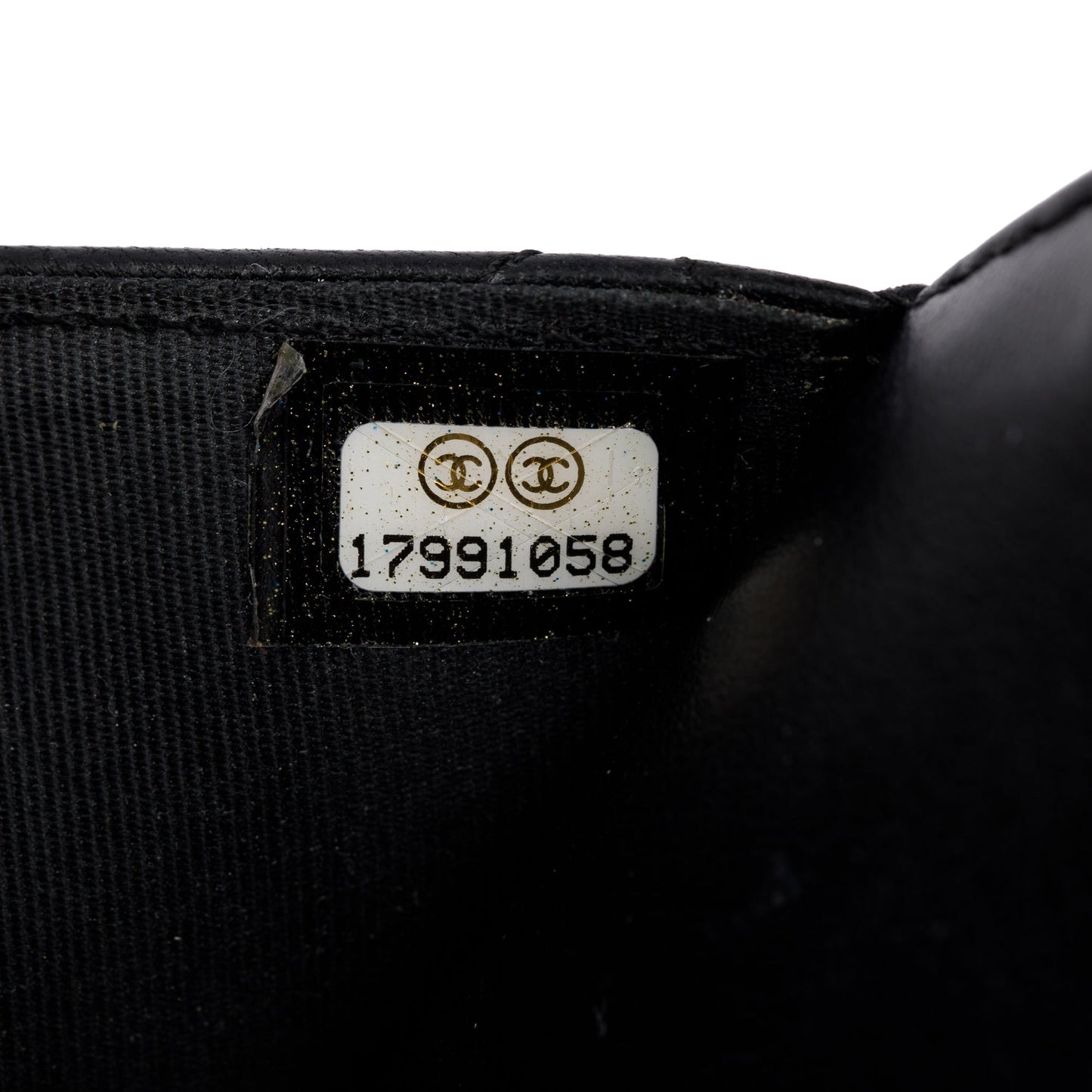 Chanel Black Lambskin Leather Classic Wallet on Chain
