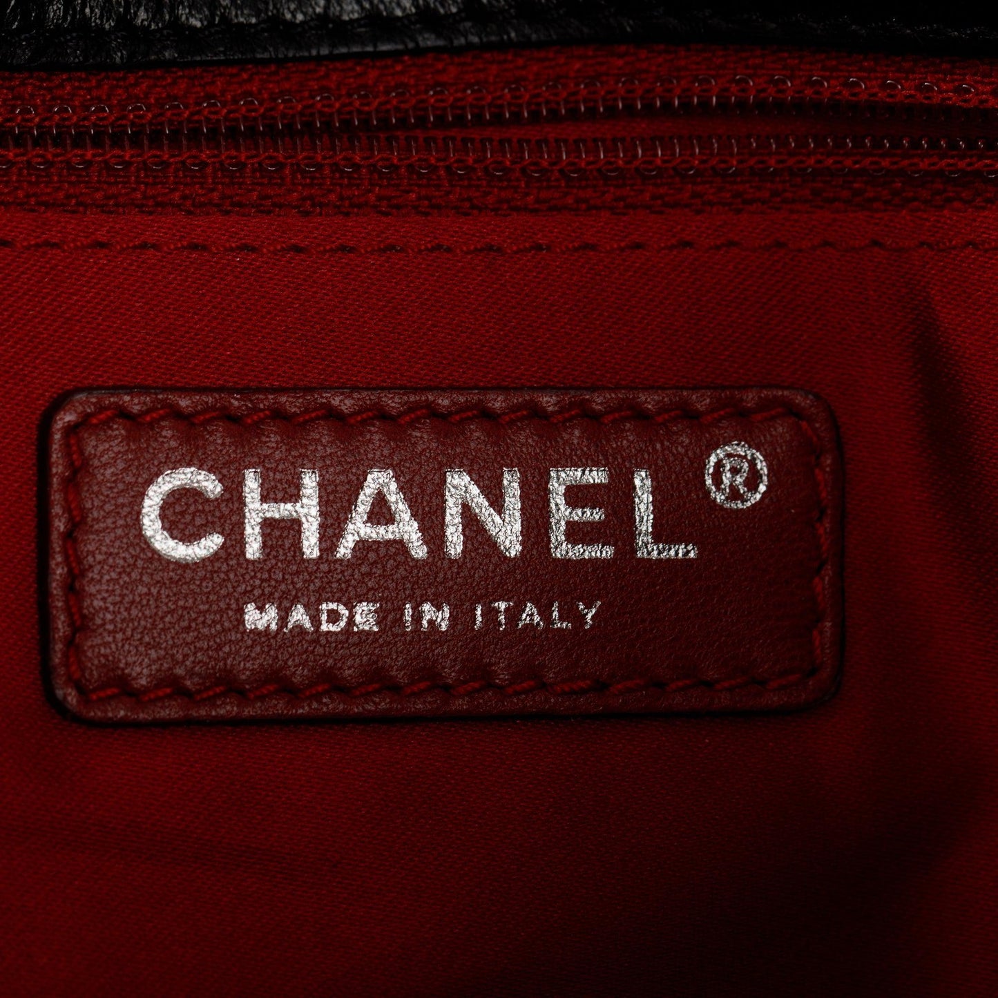 Chanel Black Lambskin Leather Tweed Camellia Petals Flap Bag