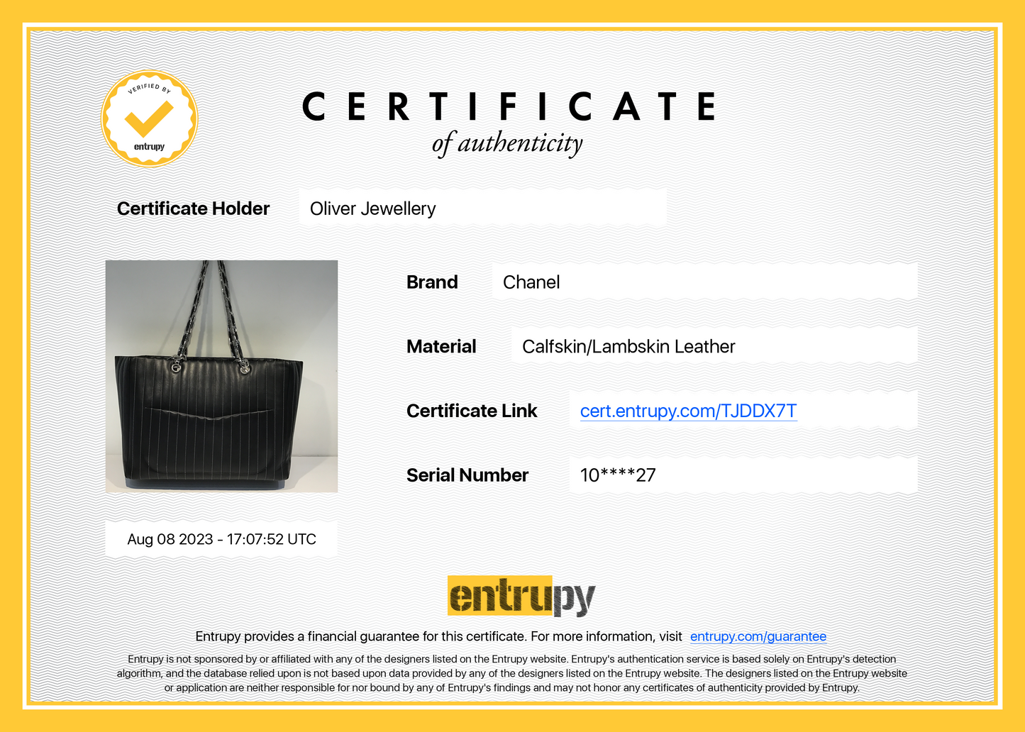Chanel Black Lambskin Mademoiselle Ligne Tote