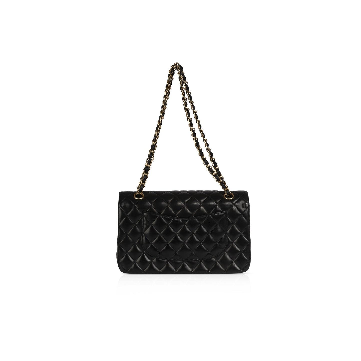 Chanel Black Lambskin Medium Classic Double Flap Bag