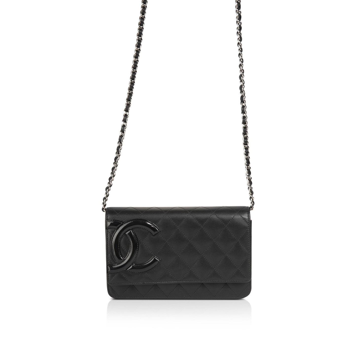 Chanel Black Ligne Cambon Wallet on Chain