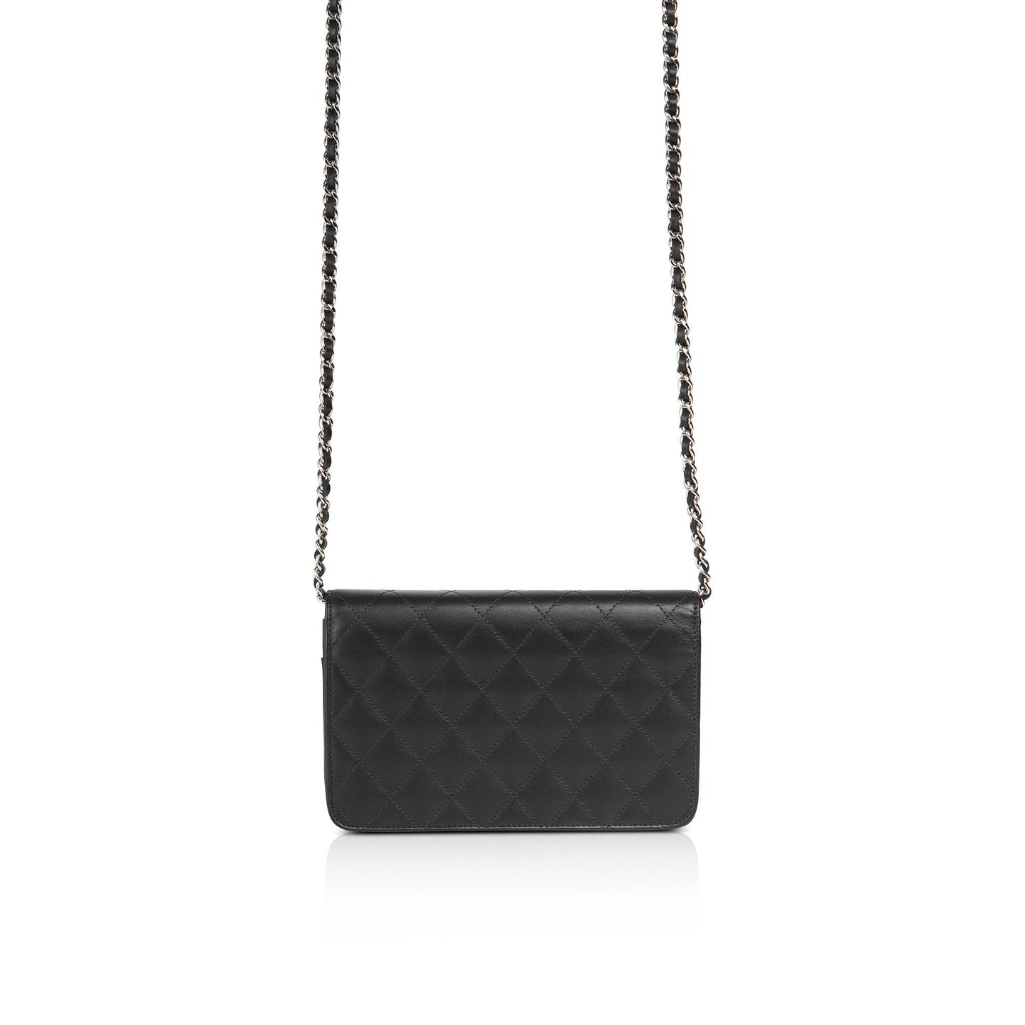 Chanel Black Ligne Cambon Wallet on Chain