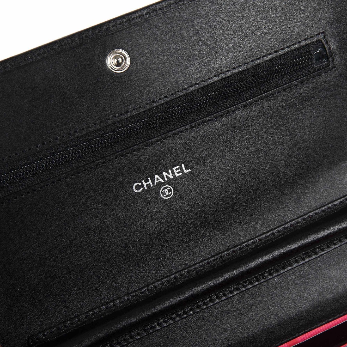 Chanel Black Ligne Cambon Wallet on Chain
