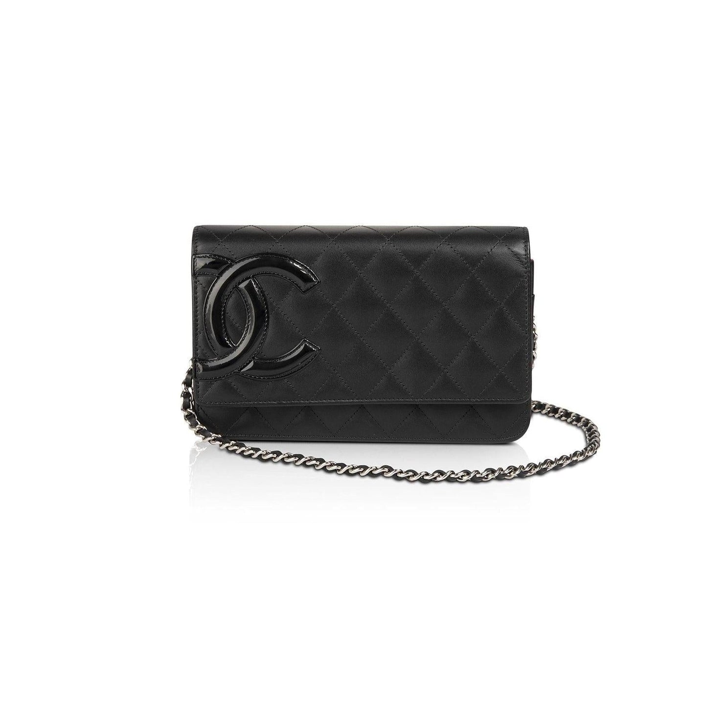 Chanel Black Ligne Cambon Wallet on Chain