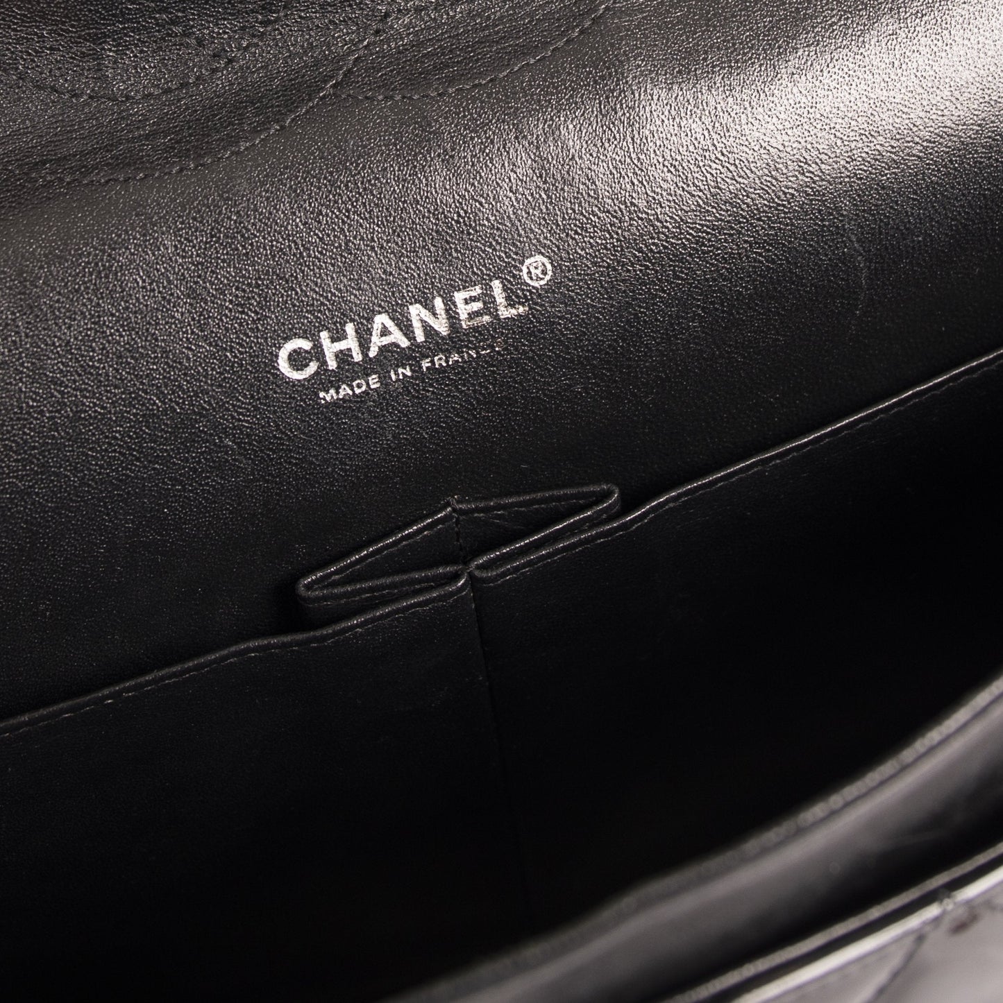Chanel Black Patent Classic Maxi Double Flap Bag