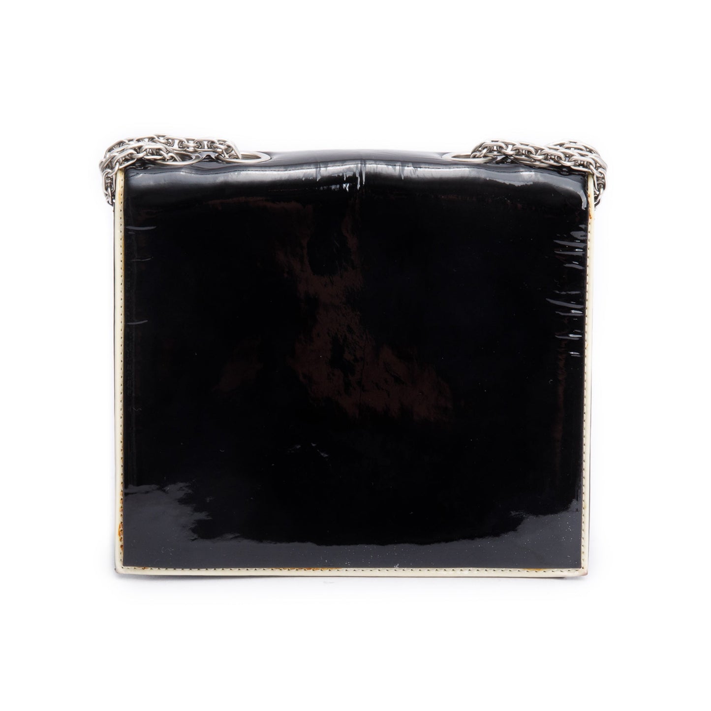 Chanel Black Patent Leather Reissue Square Flap Bag